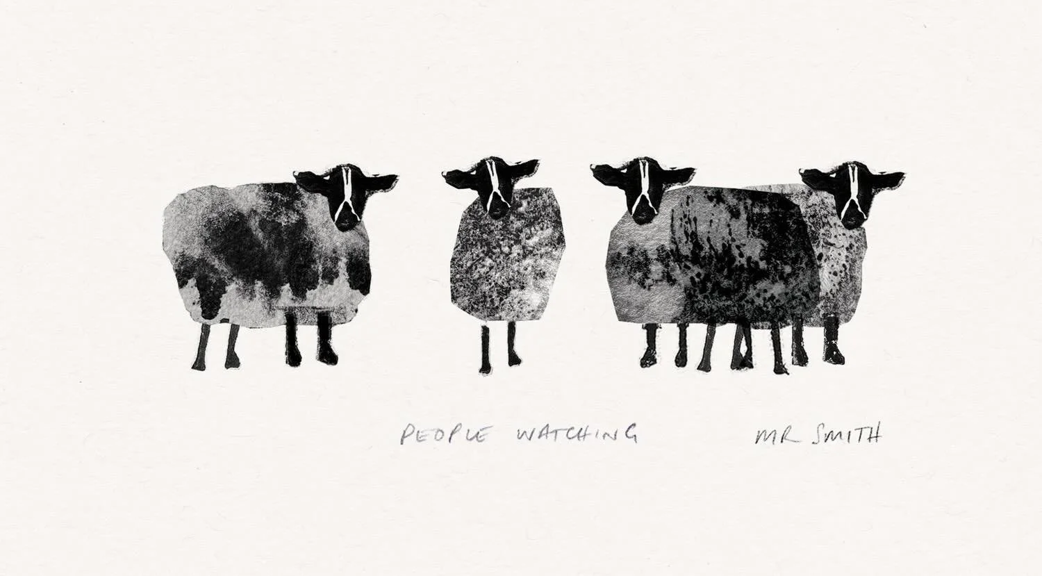 &lsquo;People watching&rsquo; by @mrsmithartist