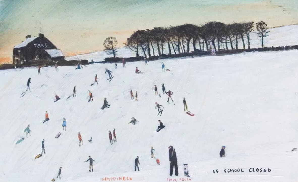 &lsquo;Happiness is school closed&rsquo; by Peter Brook RBA