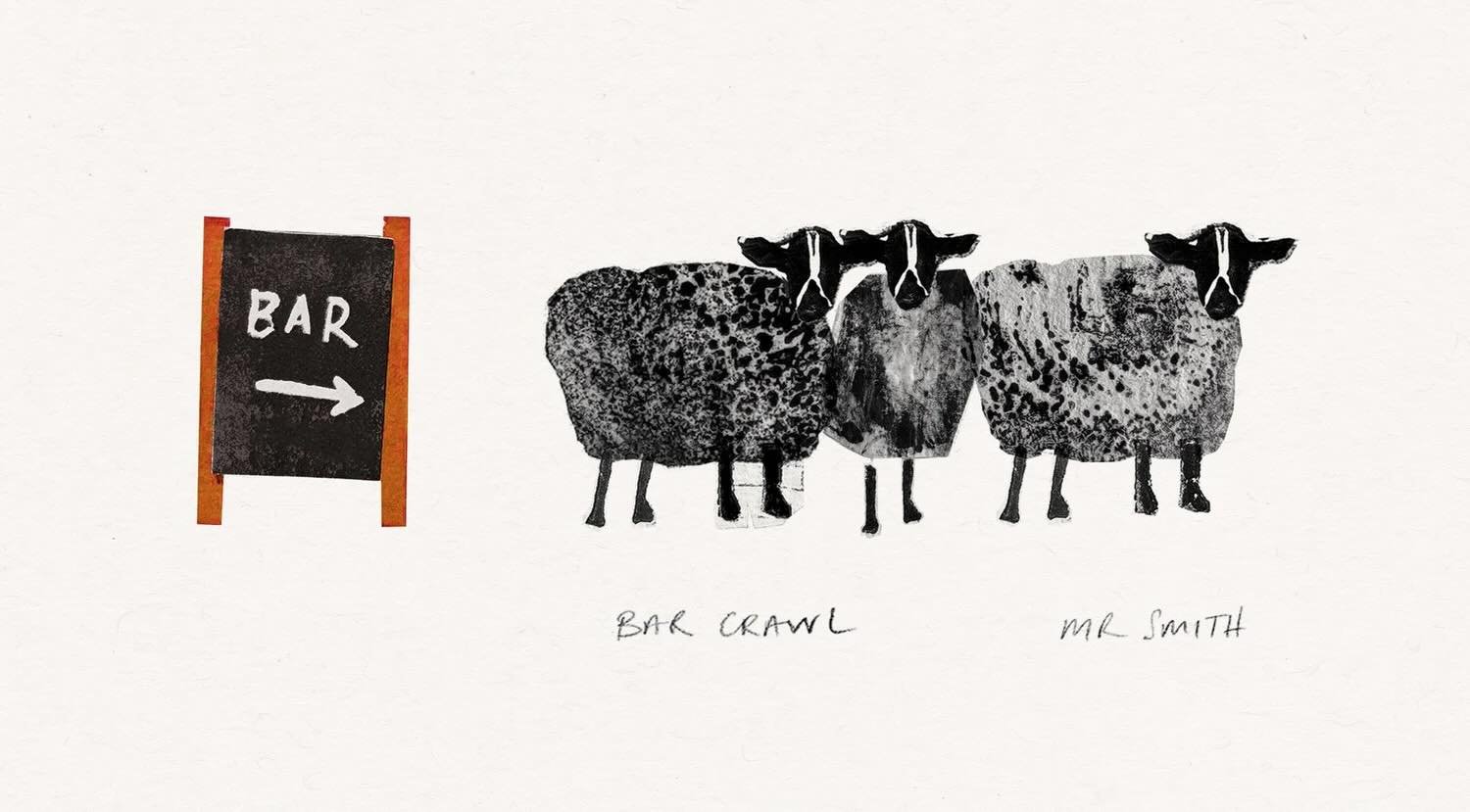 &lsquo;Bar crawl&rsquo; by @mrsmithartist