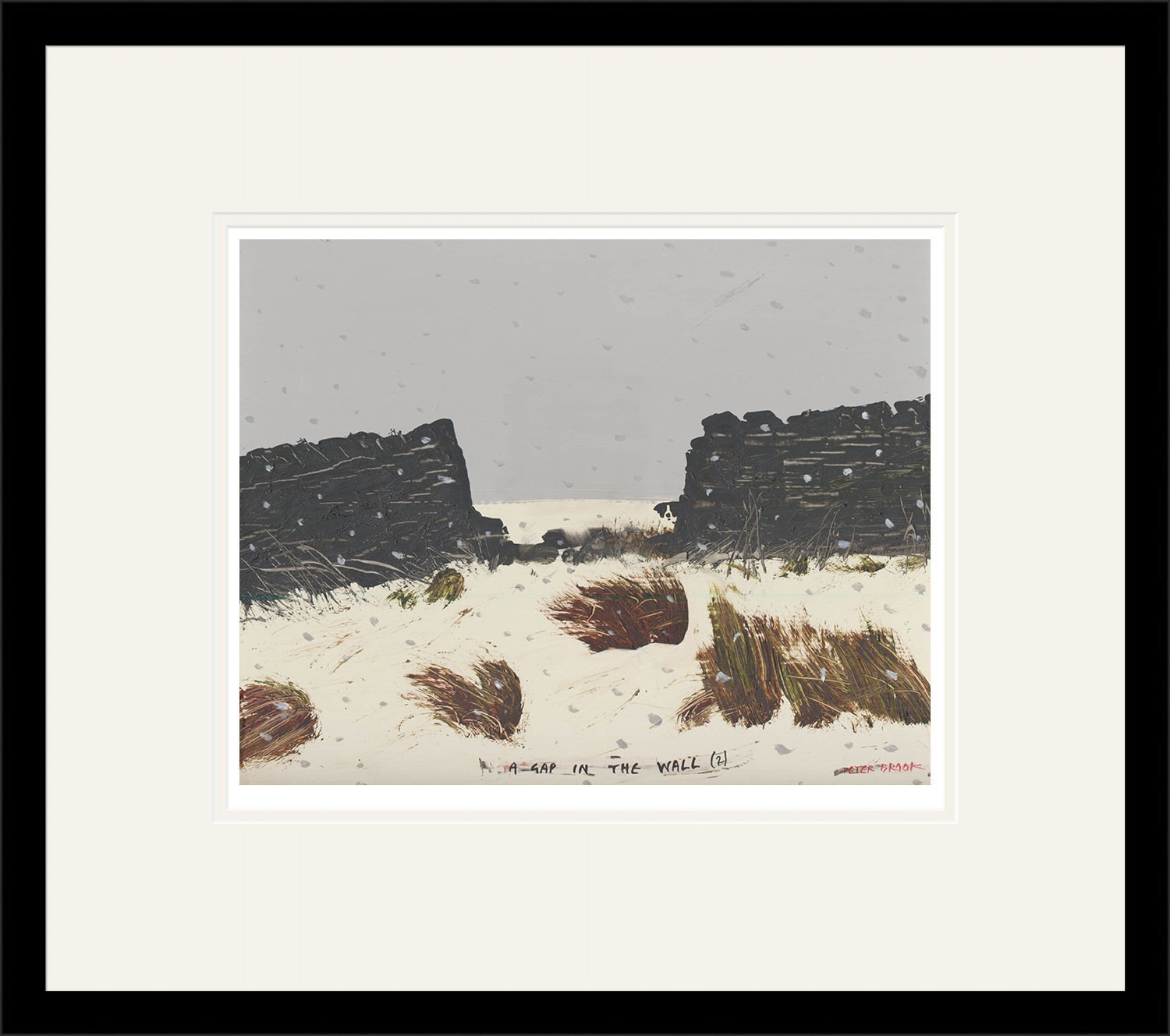 'A gap in the wall (2)' by Peter Brook (RBA)
