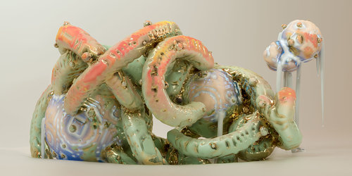 World, 2019. Épreuve à développement chromogène, 30" x 60".