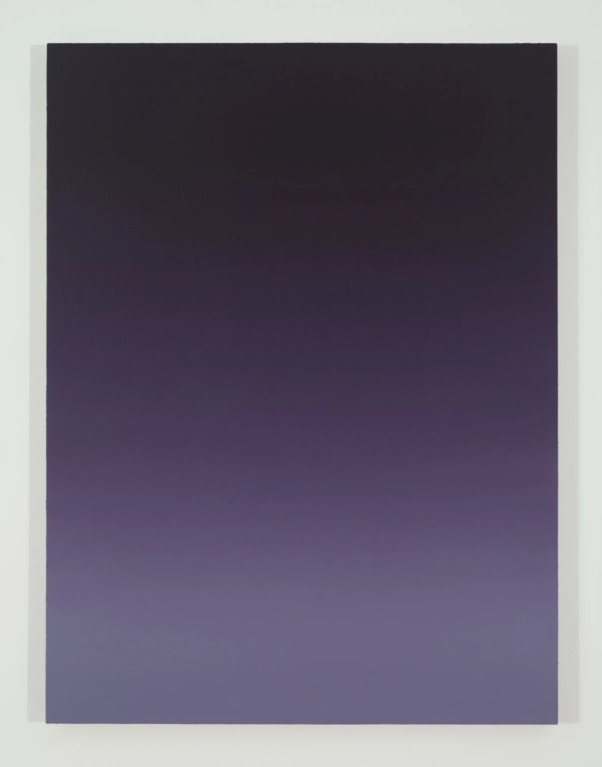 Pierre Dorion, Bichrome (Violet) , 2015, Huile sur toile de lin, 48” x 36”