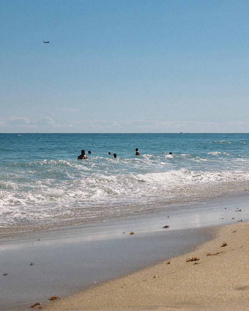 palm beach florida beach airplane candid lifestyle pbi