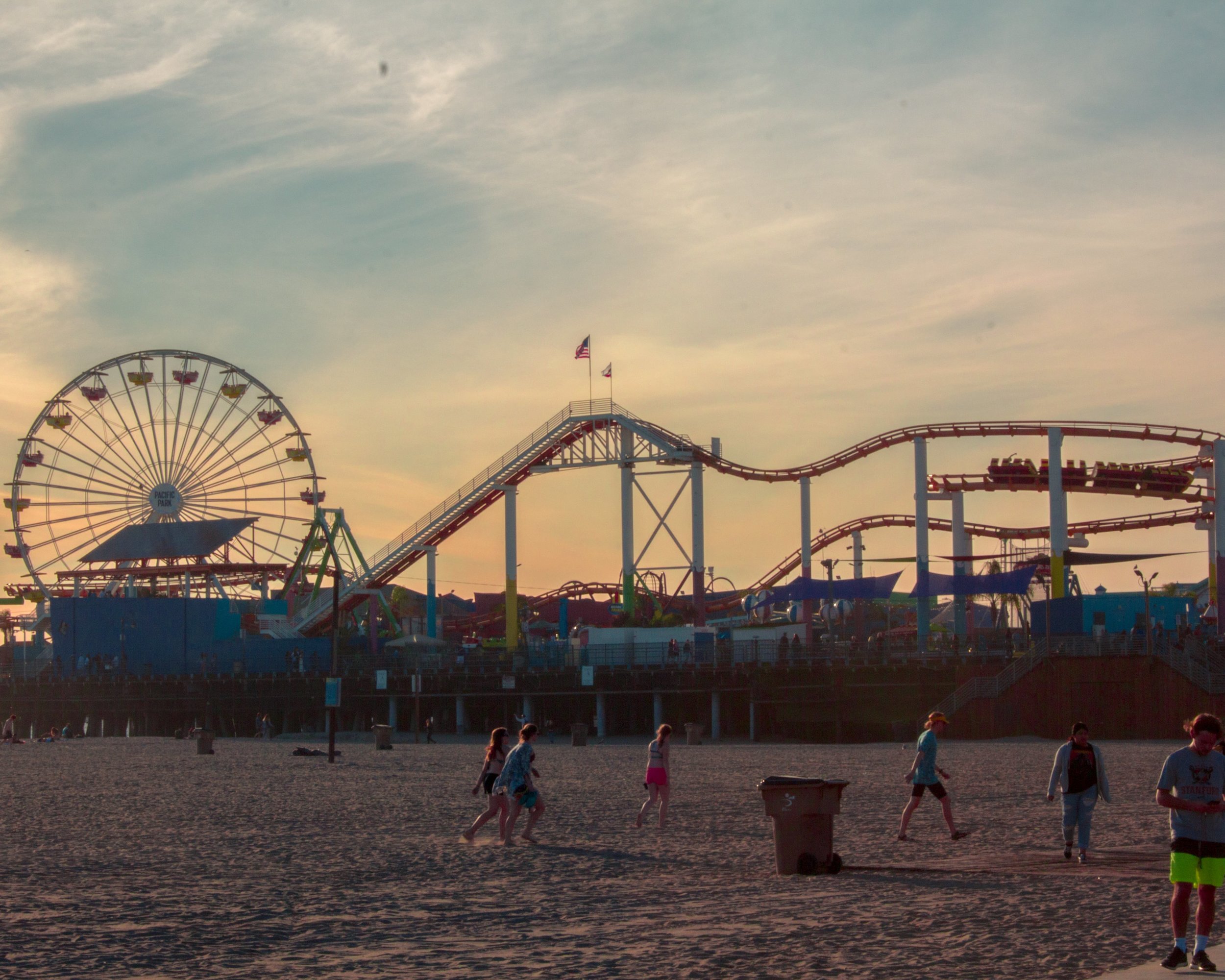 santa monica venice beach california landscapes and lifestyle beach photographs