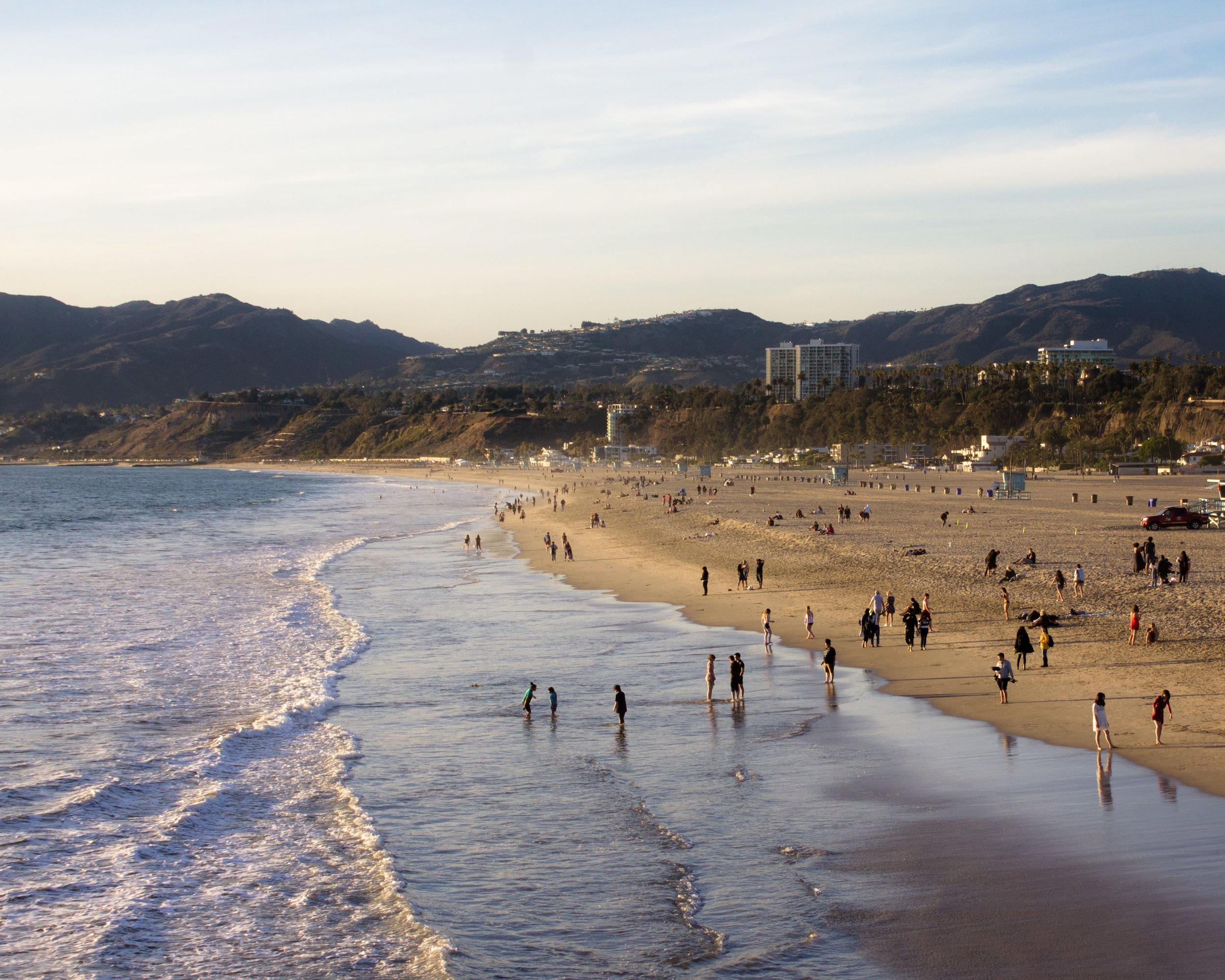 santa monica venice beach california landscapes and lifestyle beach photographs