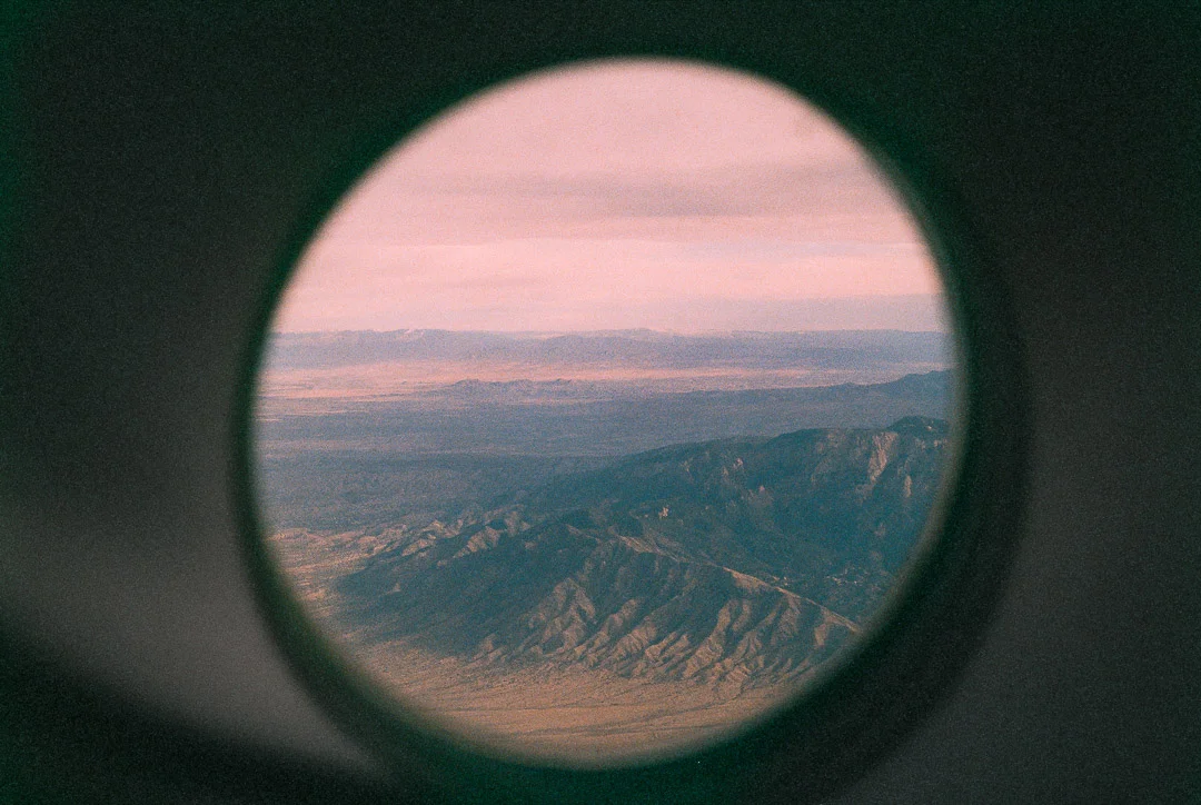 mountains new mexico film 35mm grain aircraft