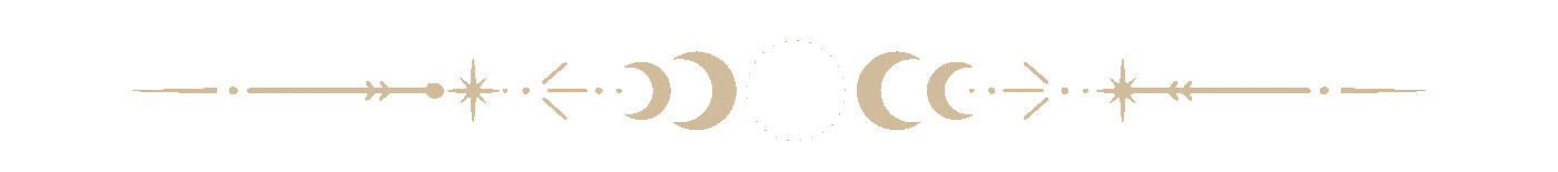 Moon and stars border line