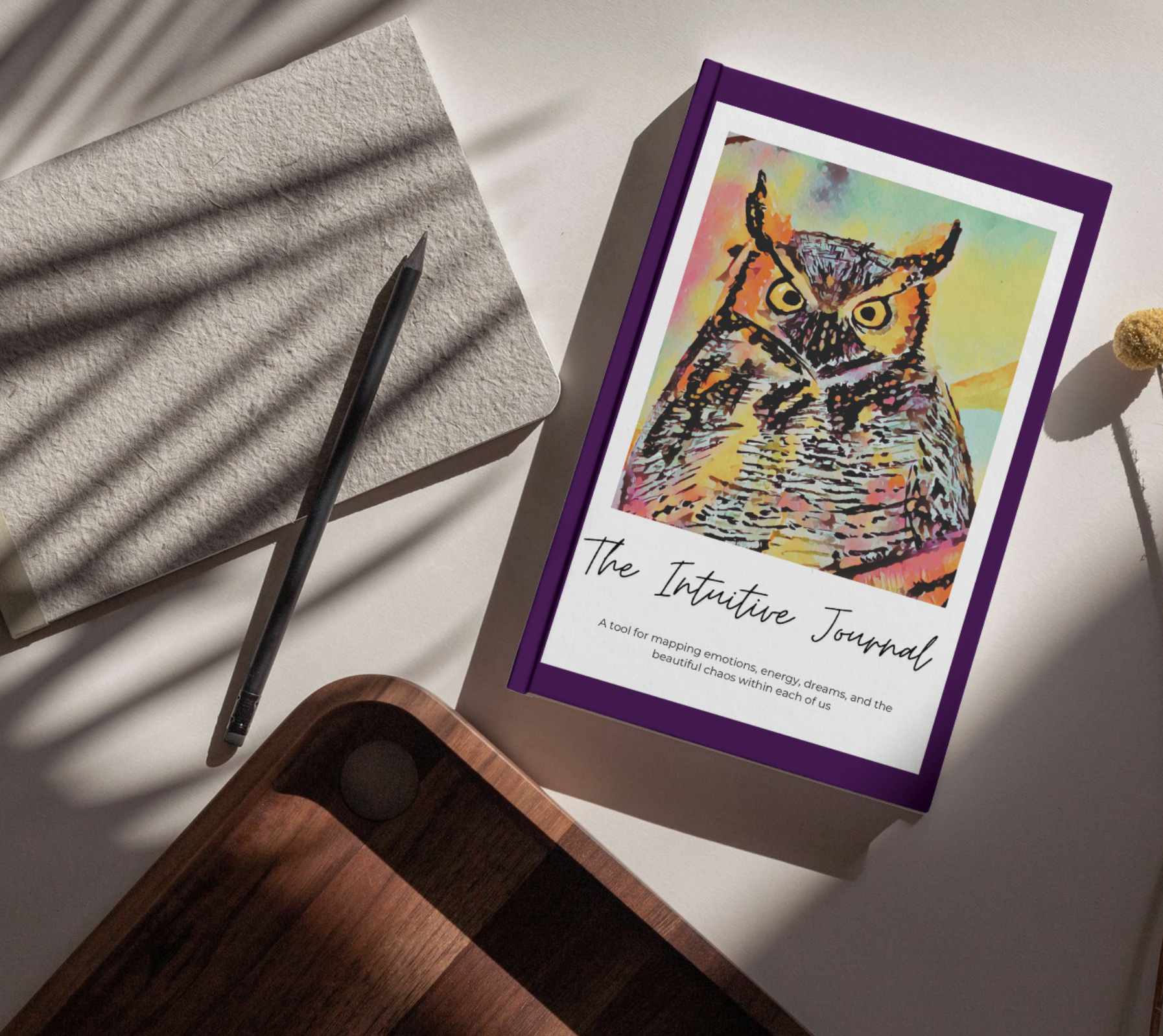 The Intuitive Journal laid out on a desk