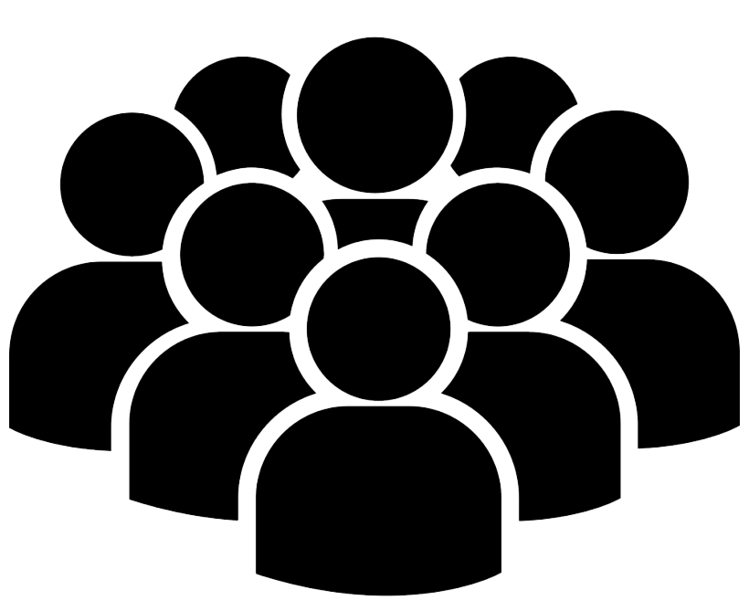 clip art representing social media audience