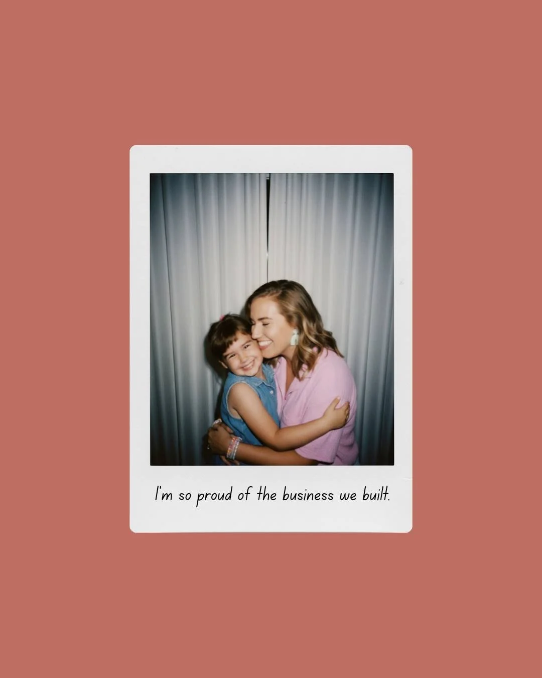 I finally tried that AI trend where you take a photo with your younger self &mdash; and oh my word&hellip; I instantly started crying.

Looking at that little version of me made me think &mdash; she&rsquo;d be so proud.
Proud that we built a business