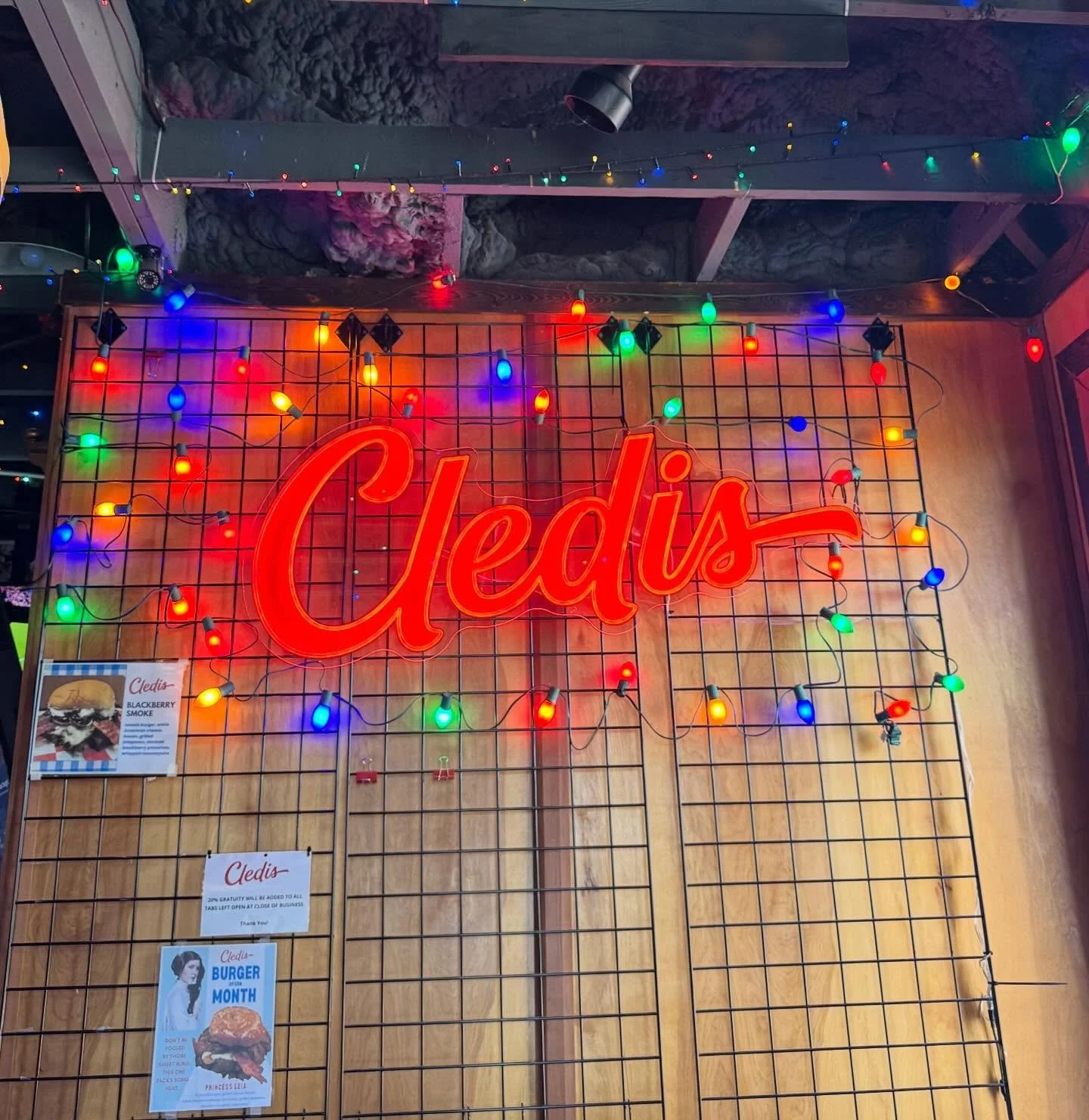 Saw this beauty in real life today at the OG location 💕🍔 Perfect day for the beer garden at @lovecledis.

So excited for the new location. Congratulations, you guys!!