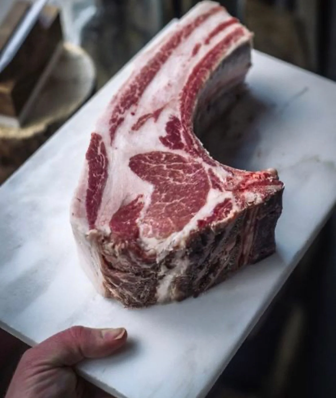 Tomahawk Heritage Pork Chops