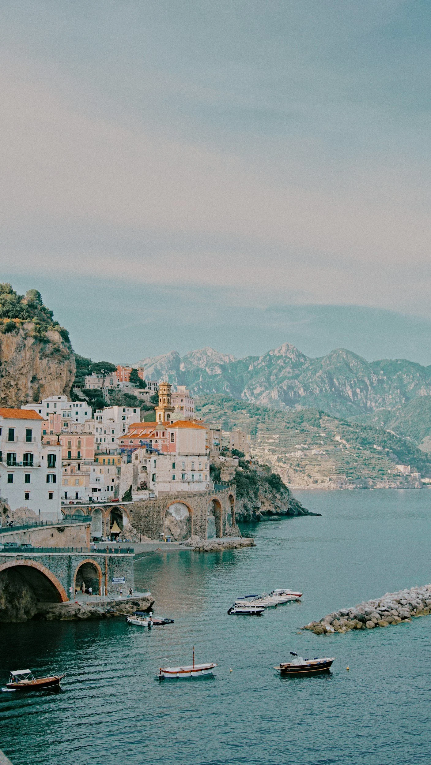 Amalfi coast line