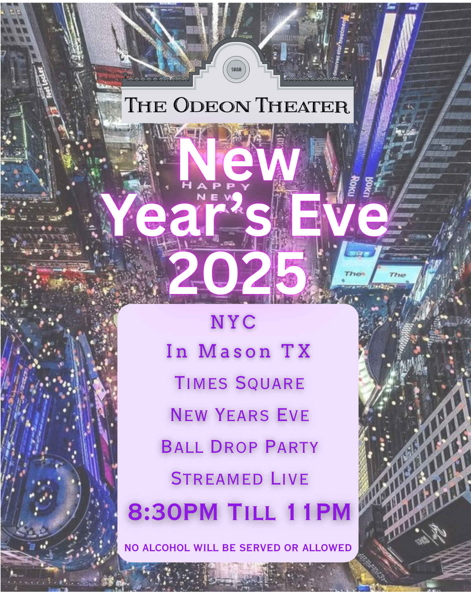Times Square New Year’s Eve Ball Drop Party