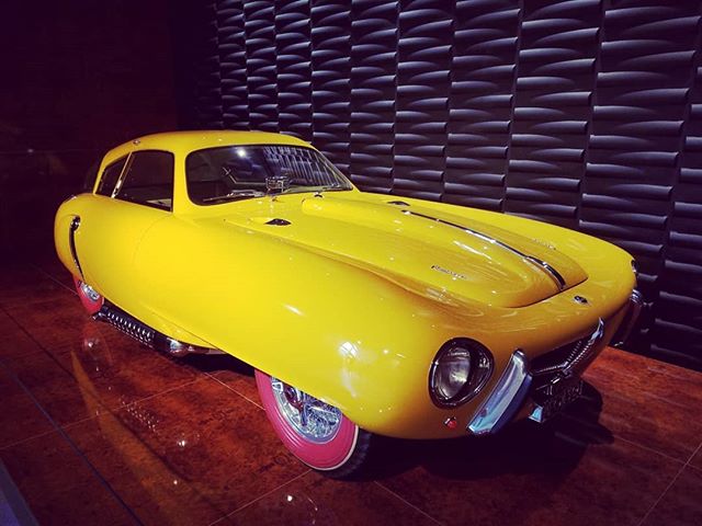 1952 Pegaso Z-102 Cupola - One of the few sportscars produced by Spanish truck and bus manufacturer Pegaso.
.
At its debut it was the fastest production car in the world. Hitting a top speed of 151 mph.
. 
This particular one is called 'El Dominicano