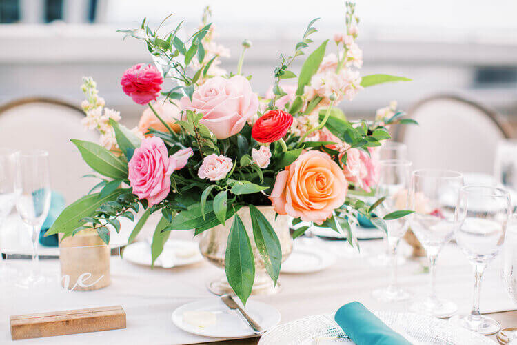 Colorful Reception Flowers