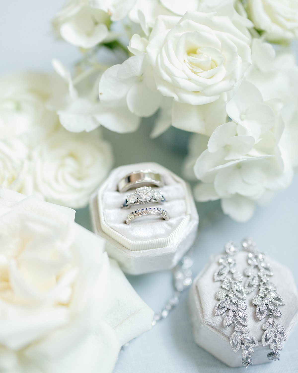 Some of the most beautiful wedding photographs are captured before you ever walk down the aisle...💕

A thoughtfully styled flat lay brings together the little details that tell your story&mdash;your invitation suite, heirloom jewelry, perfume, shoes