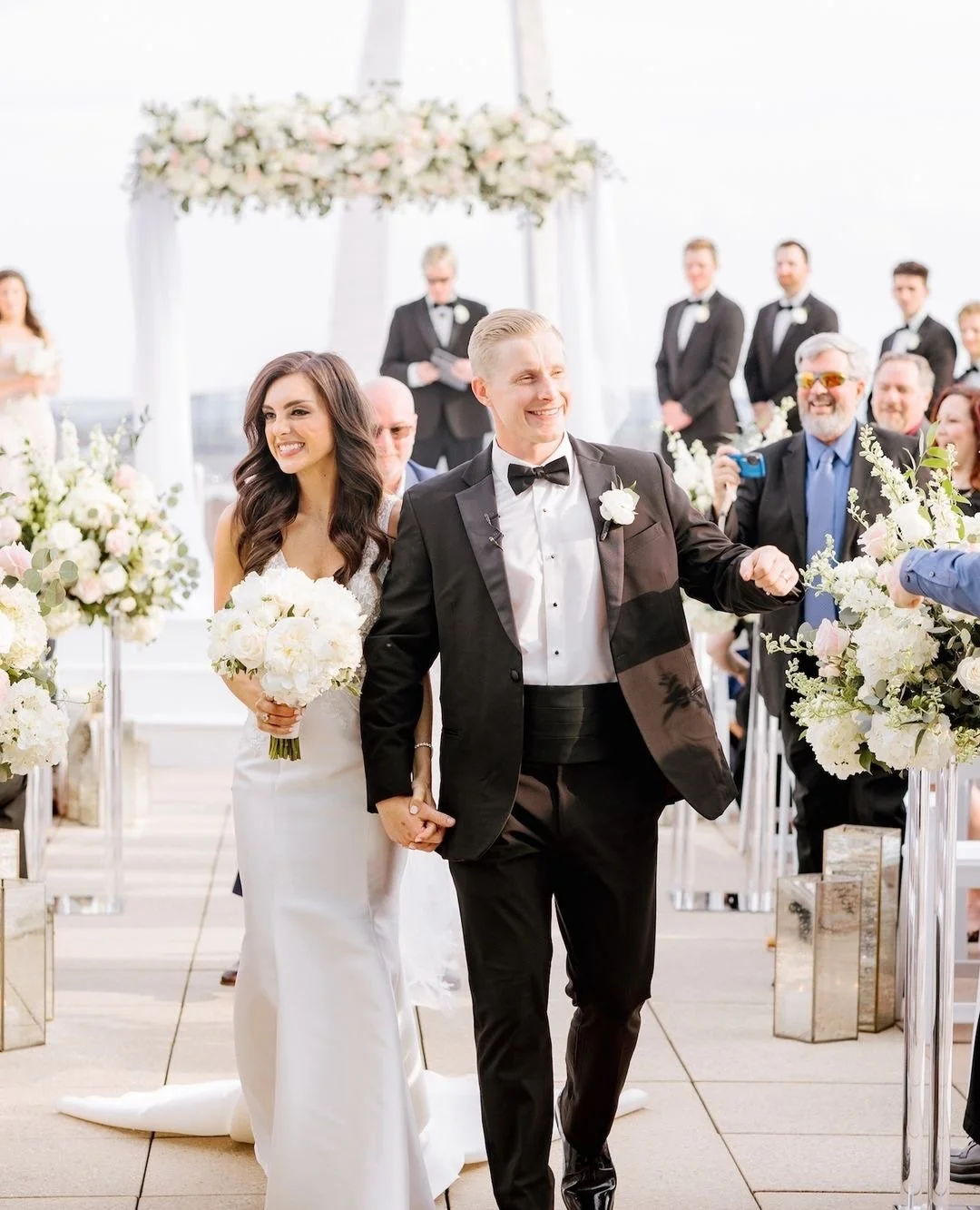 Look at those smiles! Nothing beats those &ldquo;I Do&rdquo; vibes!
⁠
Photo: @catherinerphoto⁠
Venue: @fsstlouis⁠
Planning: @simchasevents

#stlouisflorist #midwestwedding #stlflorist #weddinginspiration