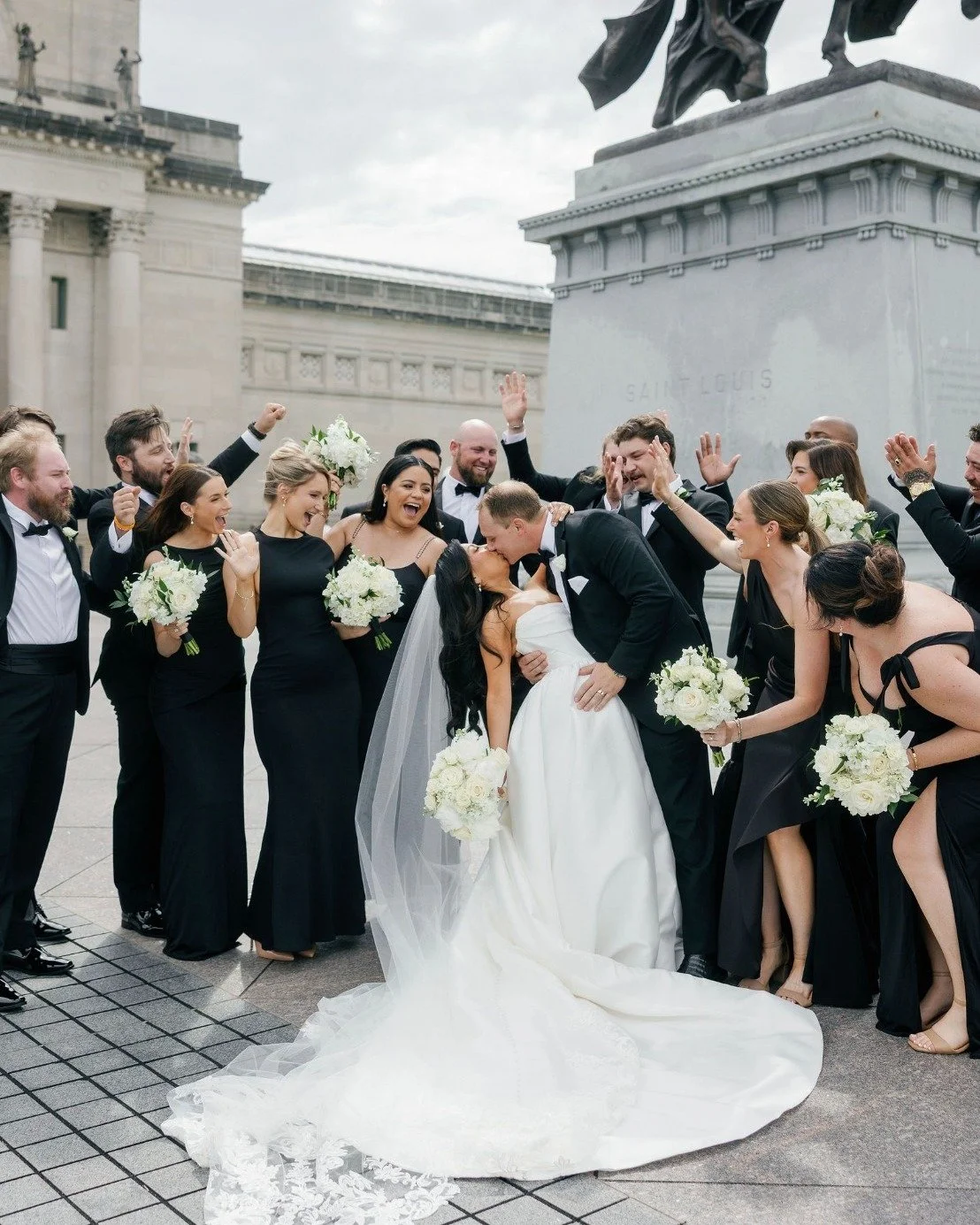 There&rsquo;s something about a timeless wedding party look paired with your favorite people, the biggest smiles, and the kind of energy that makes every moment even more special.

Because while the flowers, the fashion, and all the little details ma