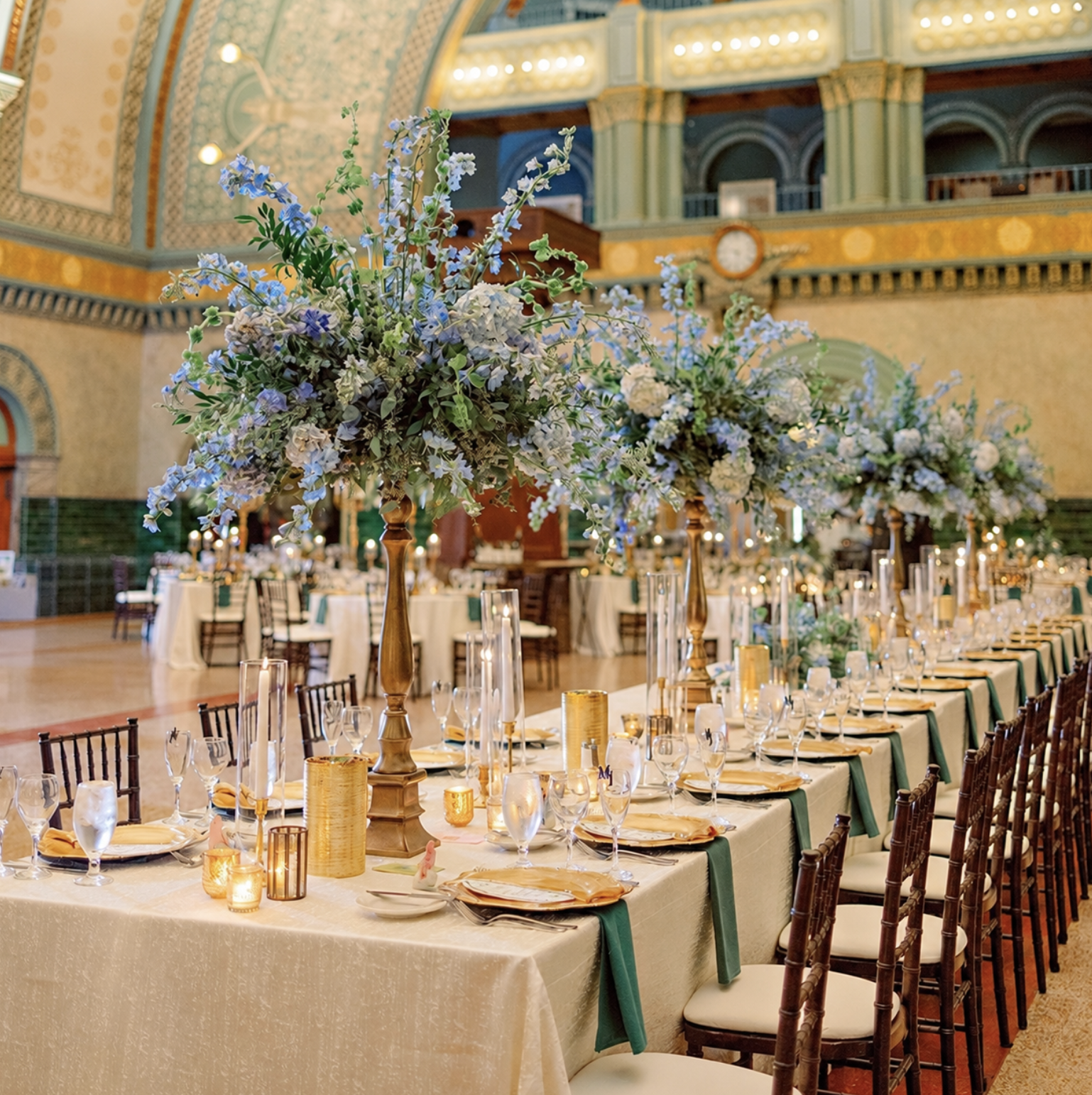 St. Louis Union Station Wedding Venue: Designing Unforgettable Florals at a Historic Landmark
