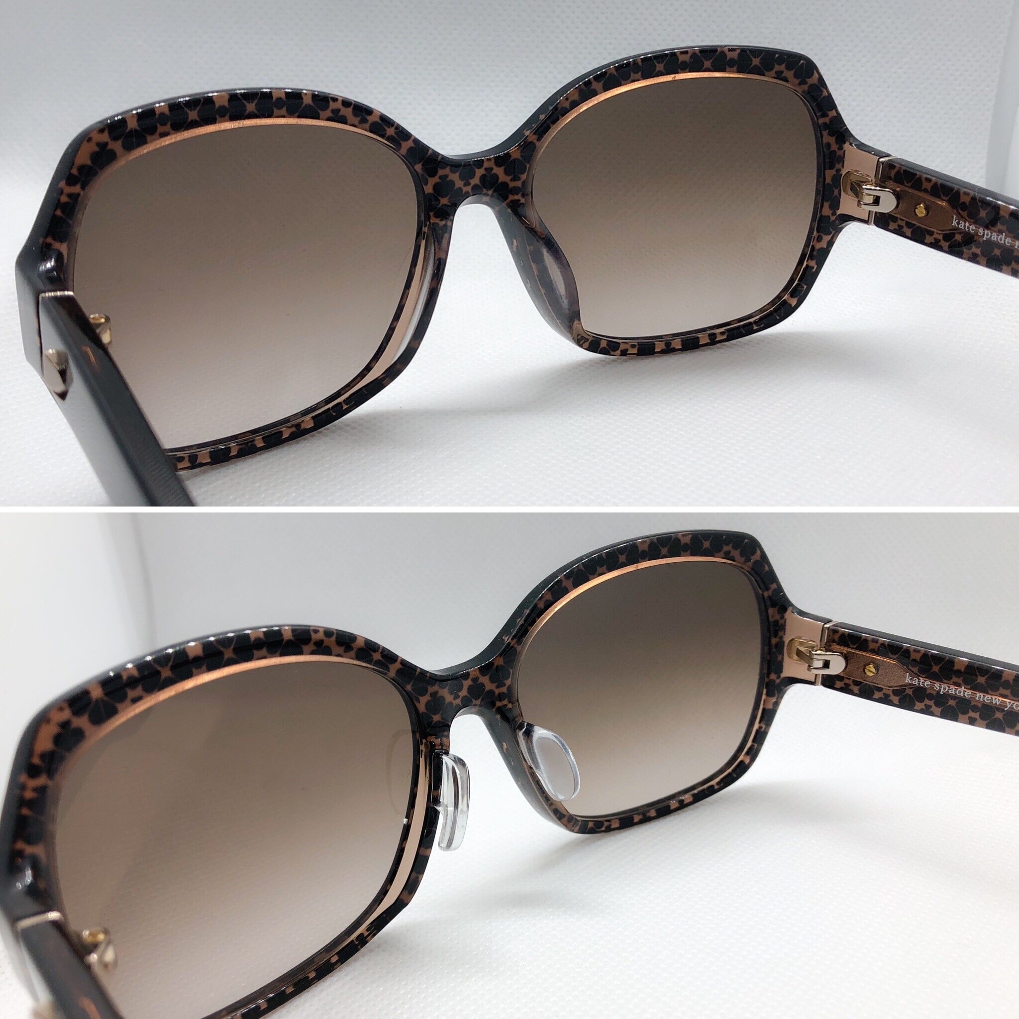 large acetate build up - Kate Spade