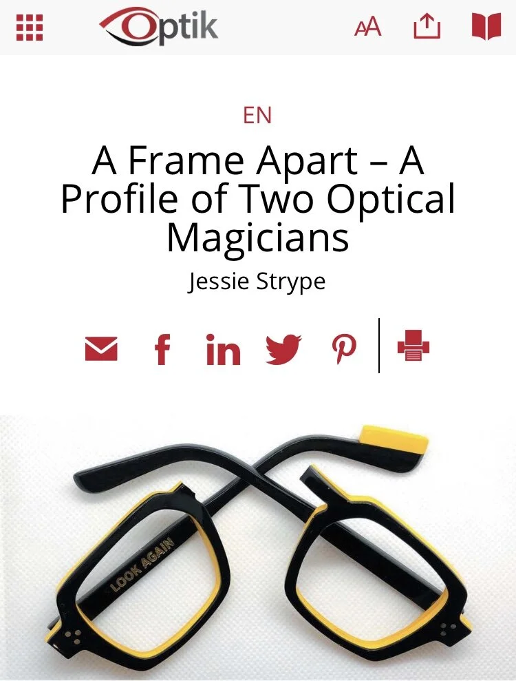 optik magazine a frame apart sarah bureau sbspecs