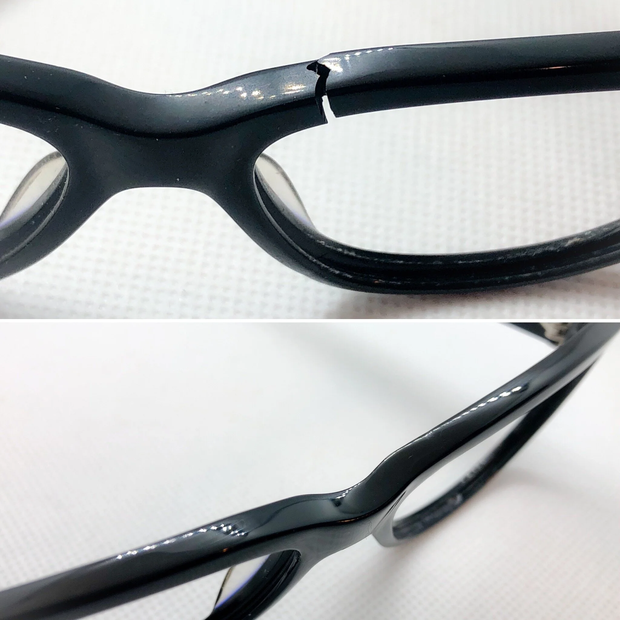 cracked acetate rim repair - Chrome Hearts