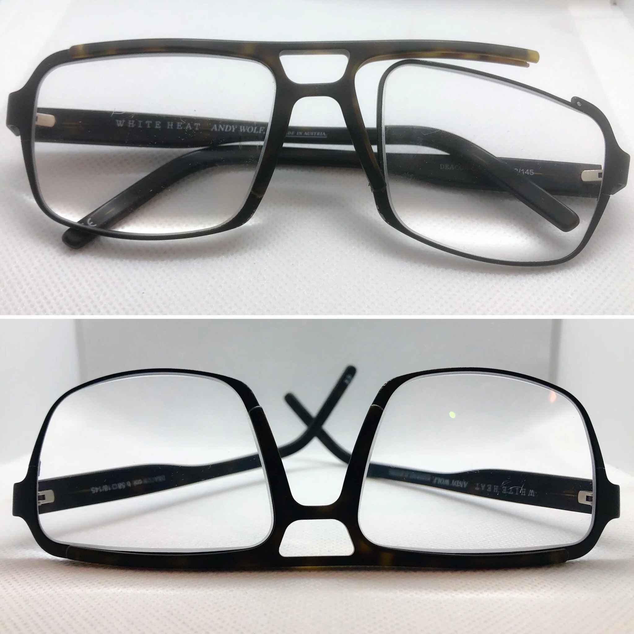 cracked acetate repair - Andy Wolf