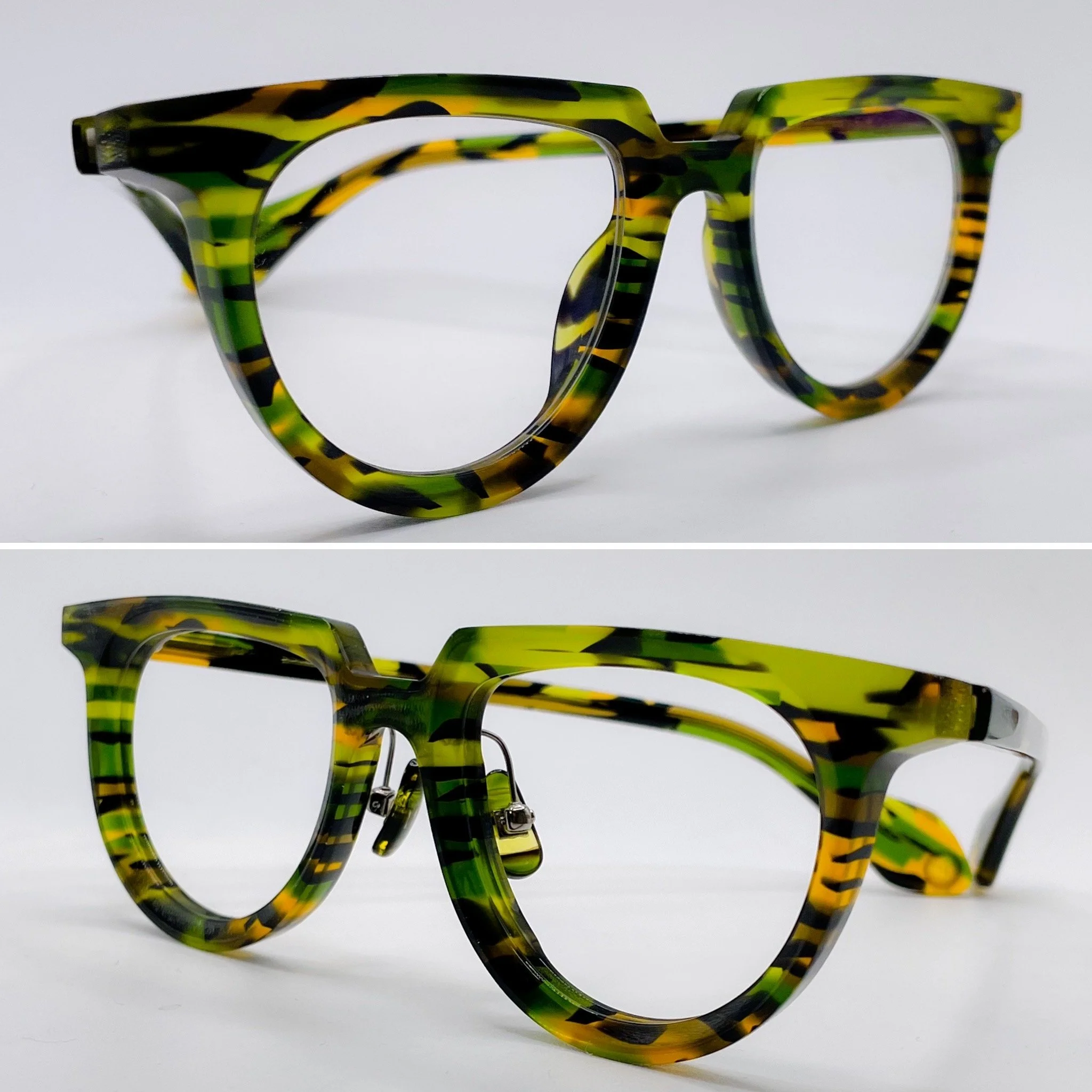 titanium implanted pad arms with Japanese acetate pads - Theo