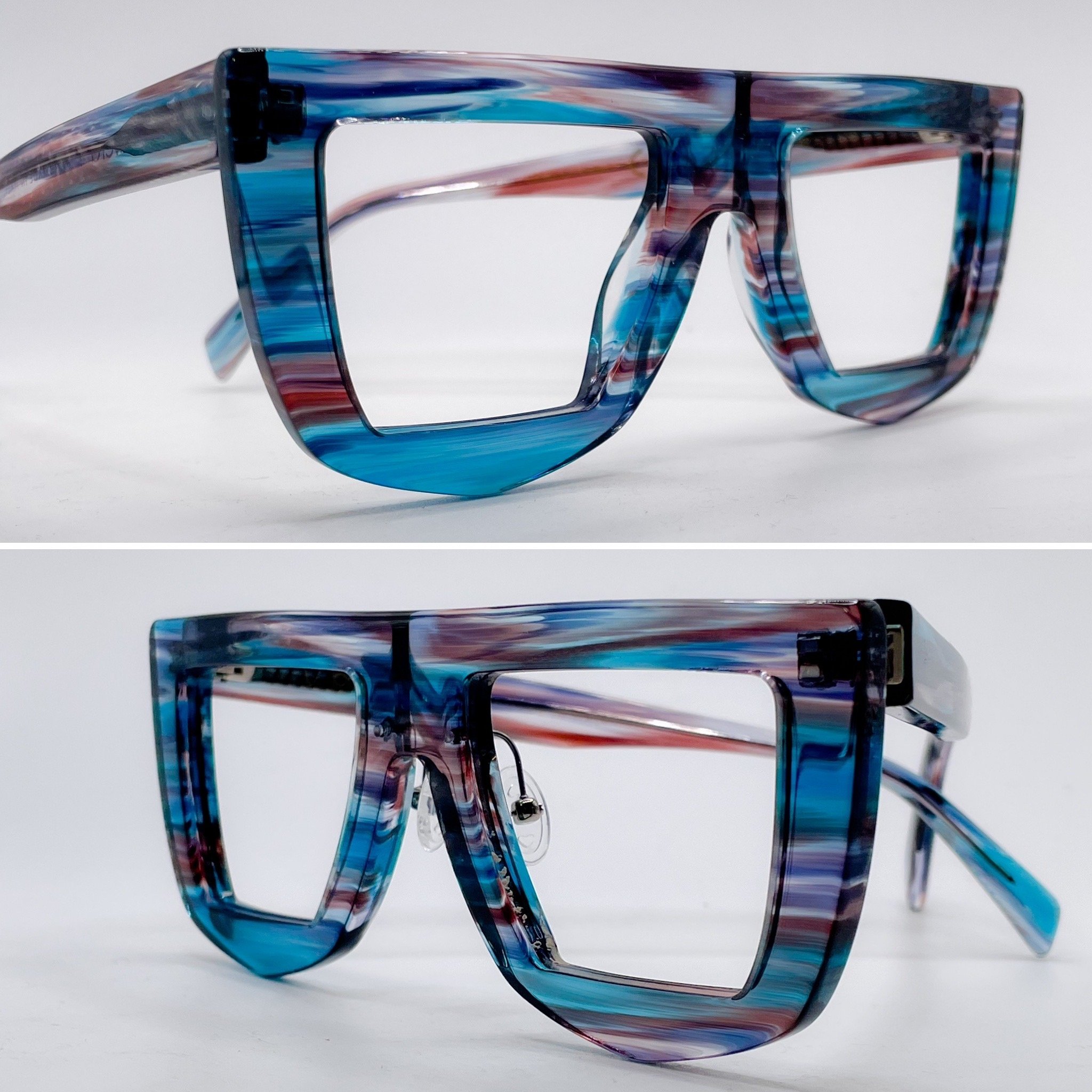 titanium implanted pad arms - Calavera Eyewear