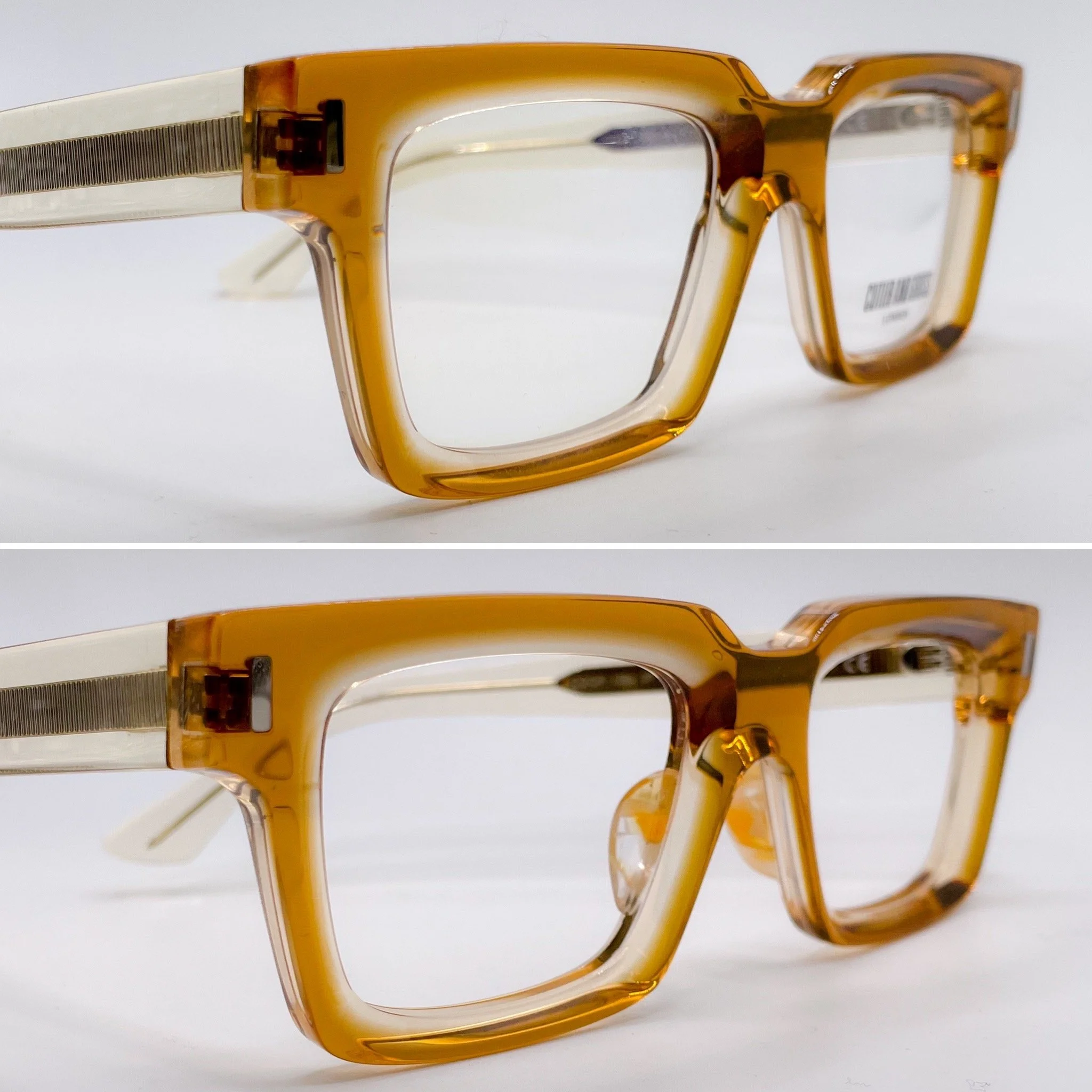 large acetate build up, L.E. golden cloud pads - Cutler and Gross
