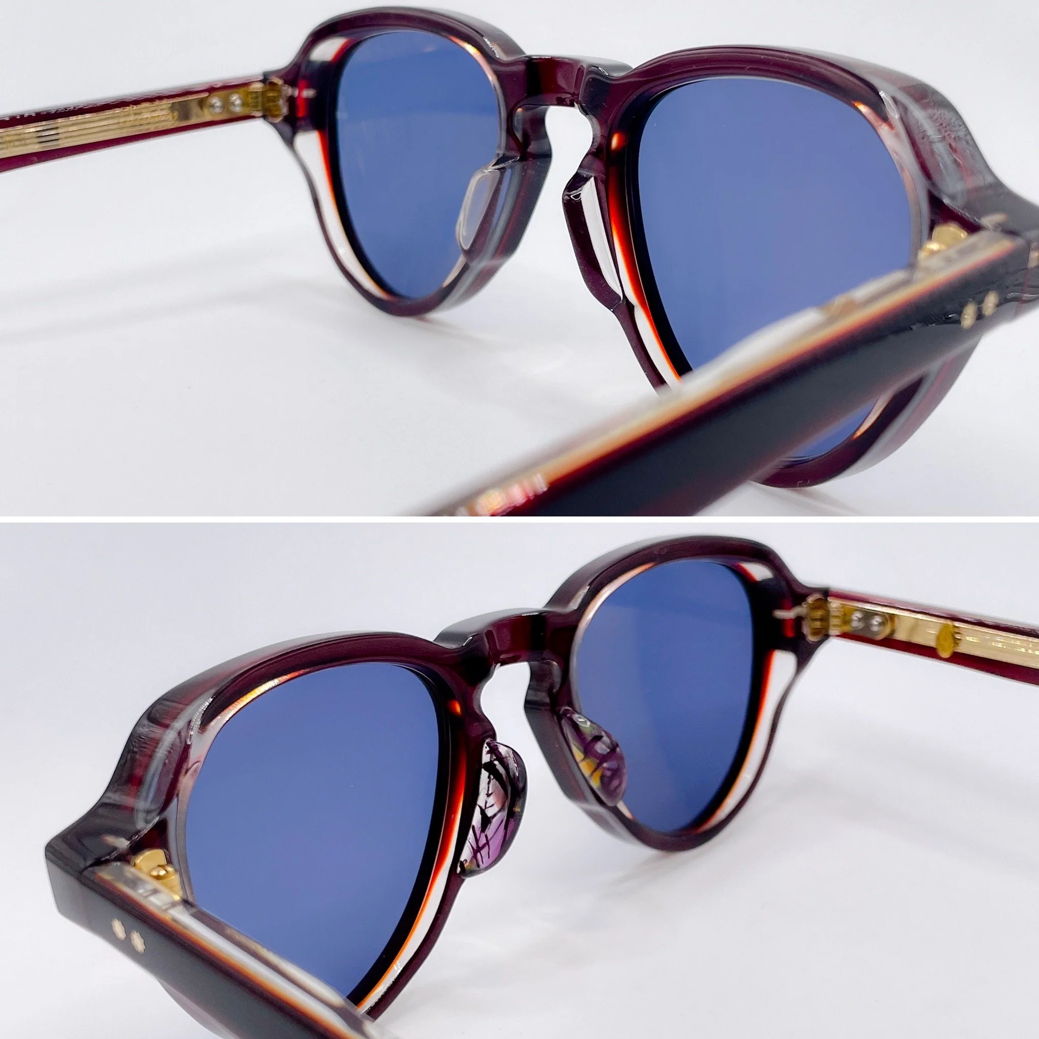 large acetate build up, L.E. purple strands - Jacques Marie Mage