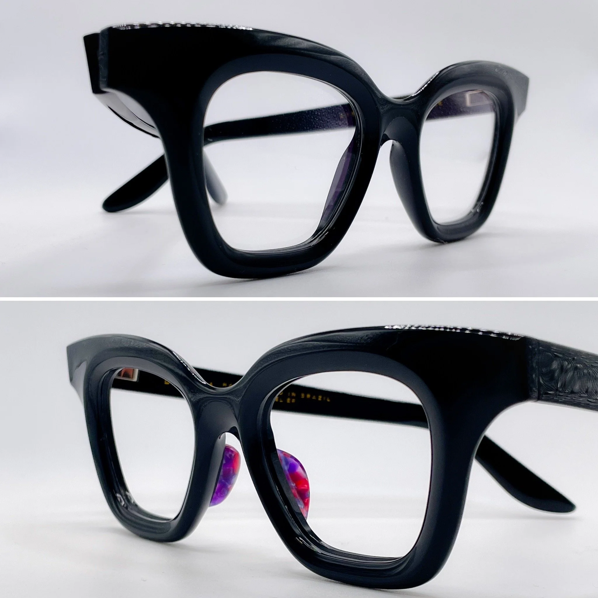 large acetate build up, L.E. pink/purple confetti - Lapima