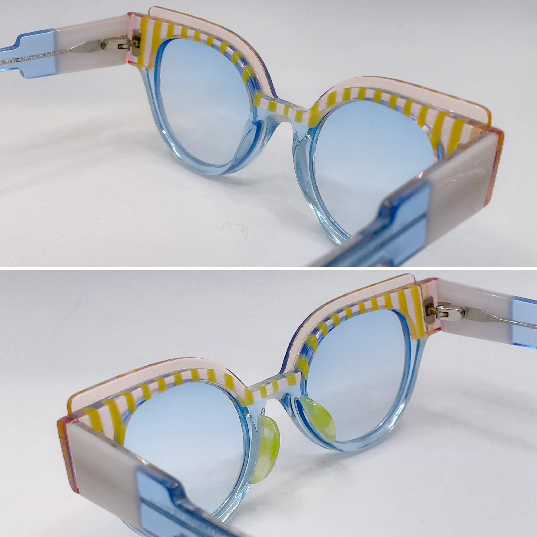 large acetate build, L.E. yellow marble - Anne et Valentin