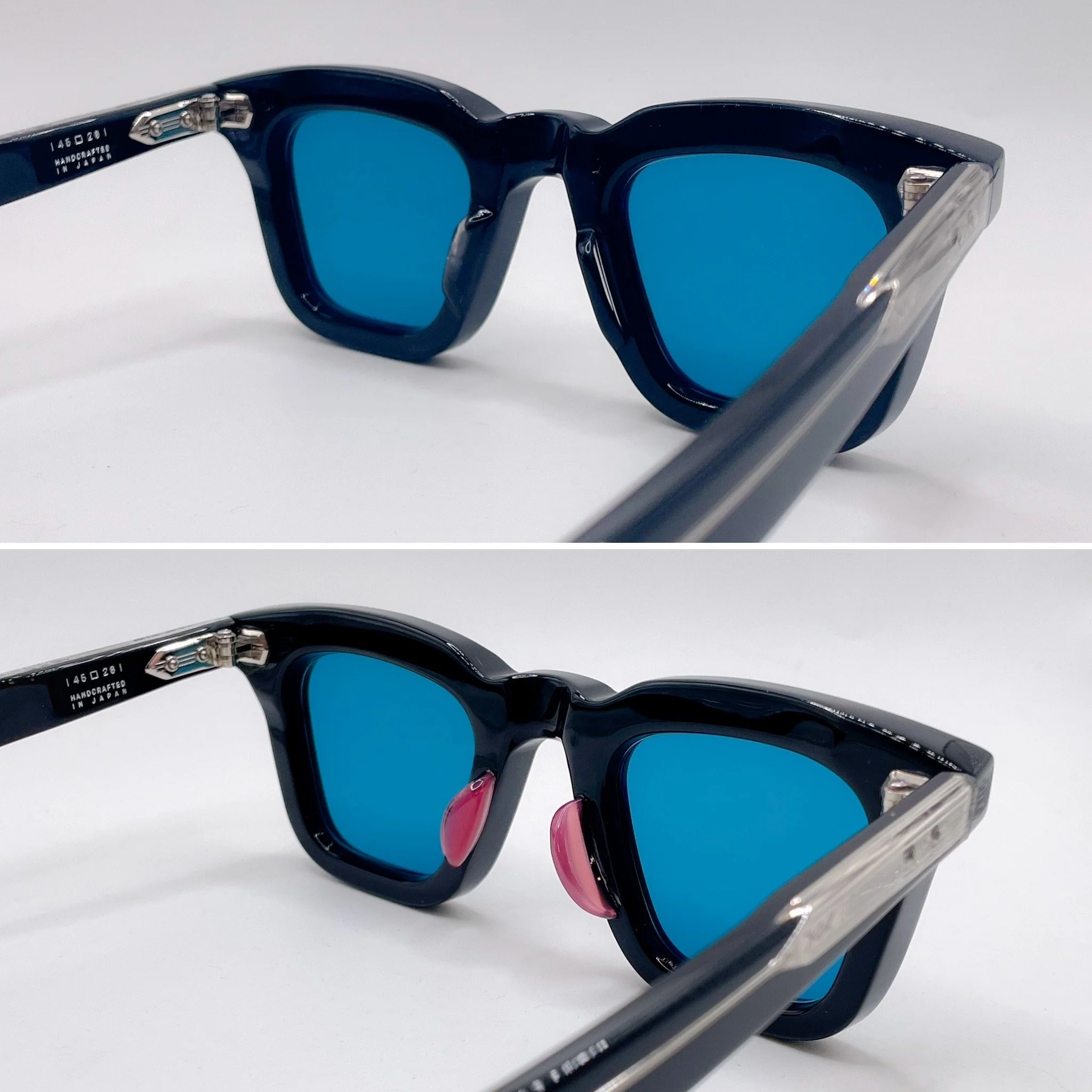 large acetate build, L.E. pearlized pink - Jacques Marie Mage