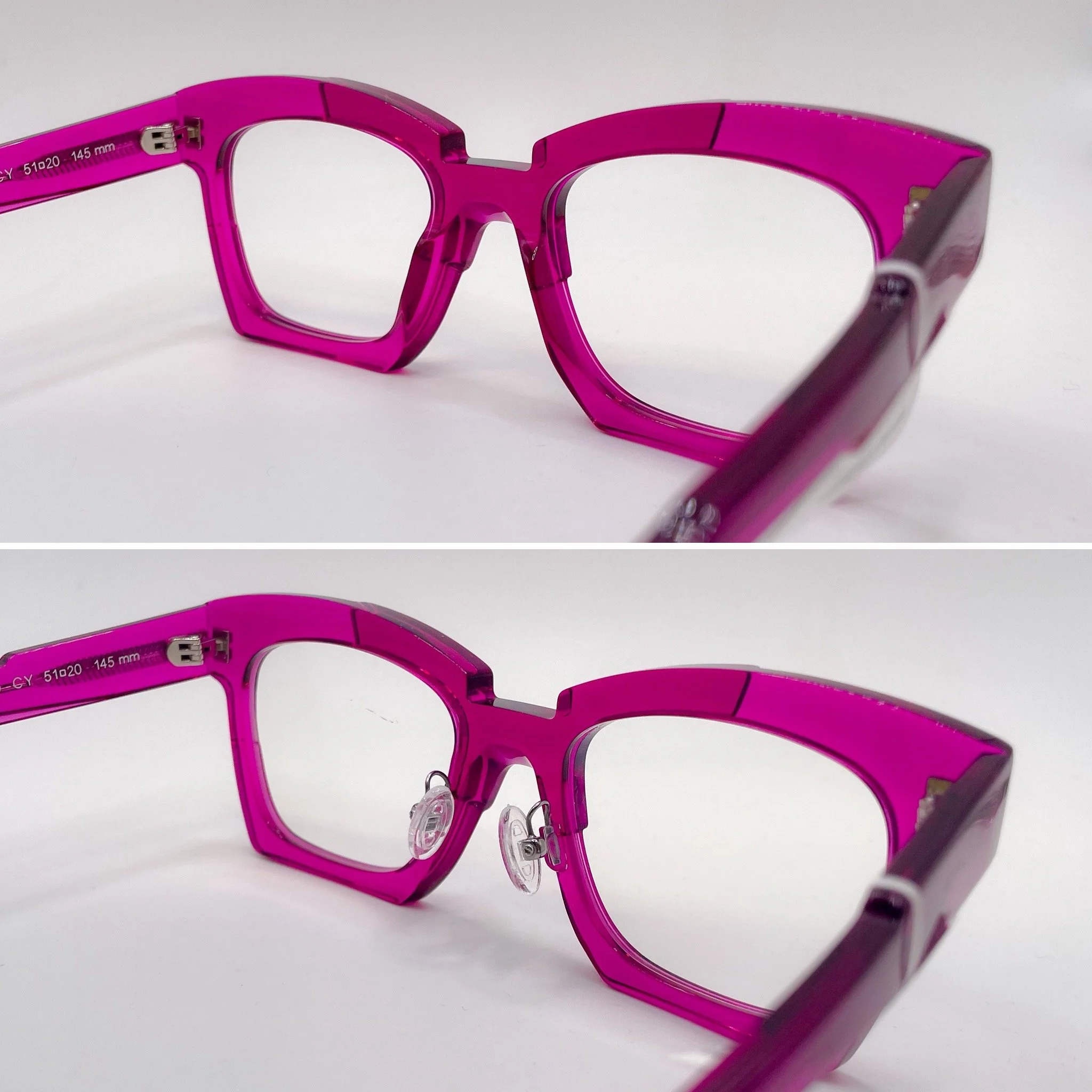 fused titanium pad arms, screw mount - Kuboraum