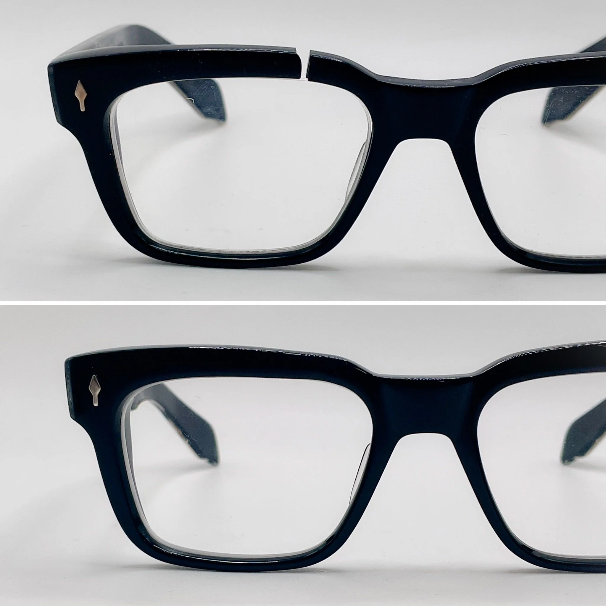 acetate rim repair - Jacques Marie Mage