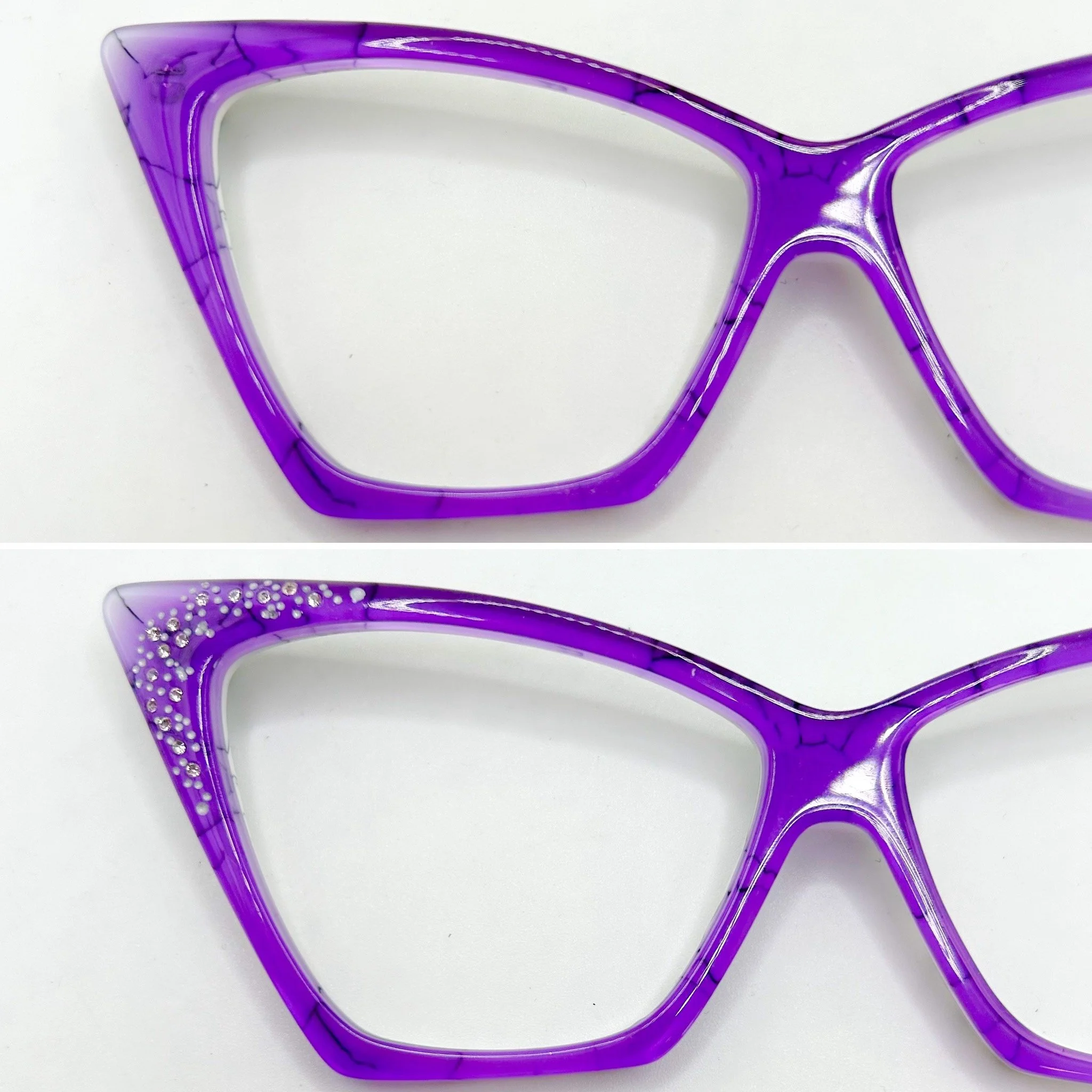 custom etching and Swarovski stones - Wissing