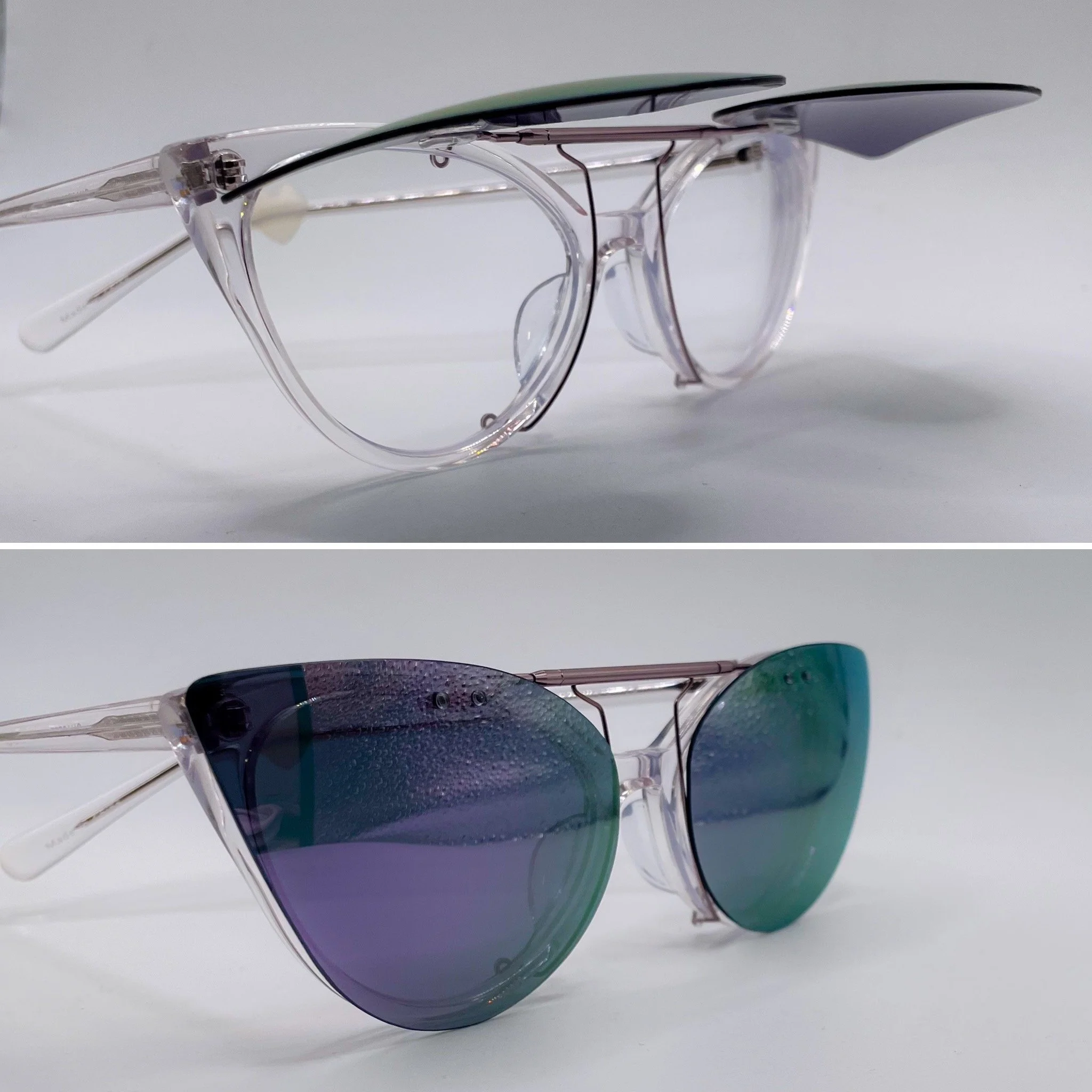 custom flip-up clip on 