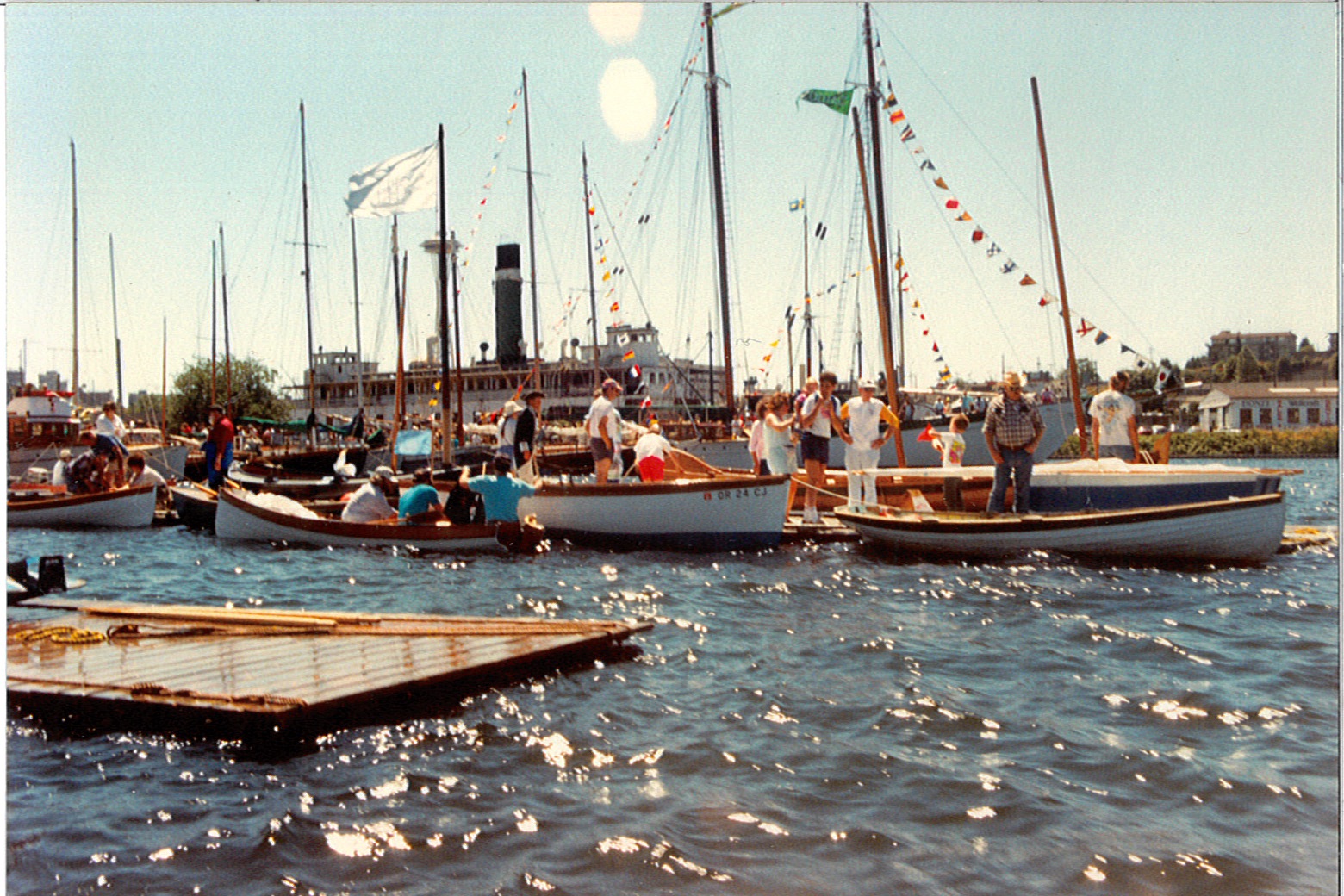 The Center for Wooden Boats festival in the 1970s