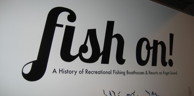 Fish On exhibit wall