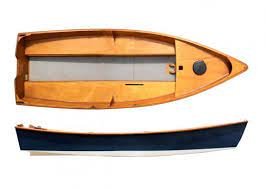 Top and side view of a Jimmy Skiff rednering