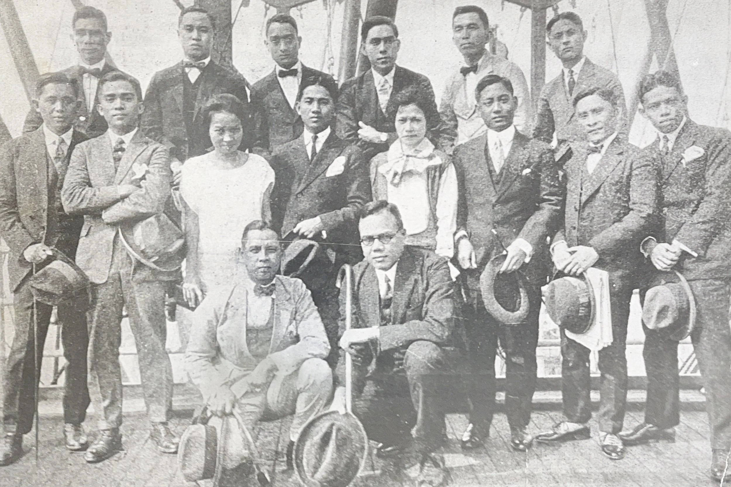 Filipino students on the boat to America, early 20th cent.jpeg