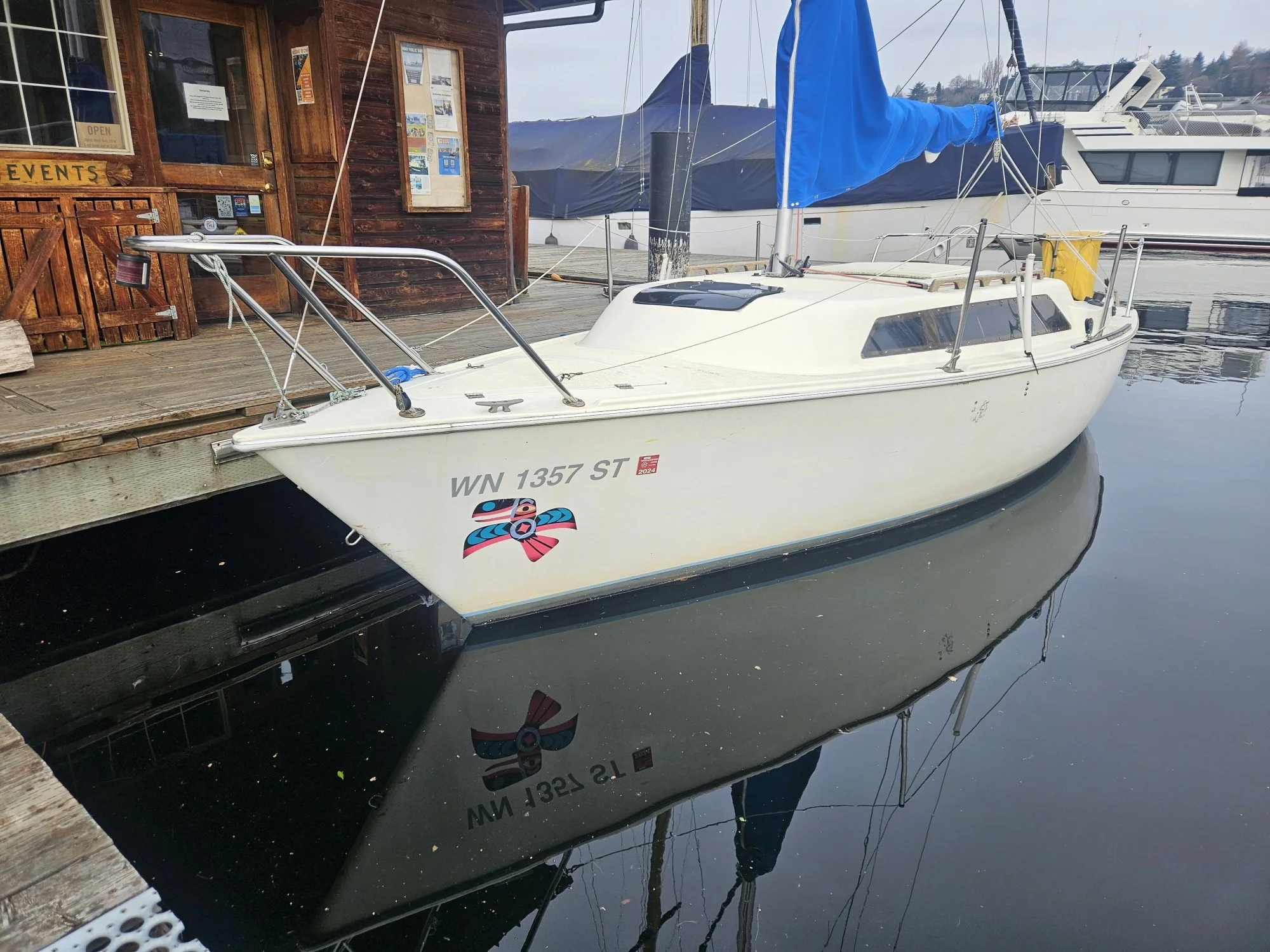 Marshall 22 Sloop Rigged Toadstool — The Center for Wooden Boats