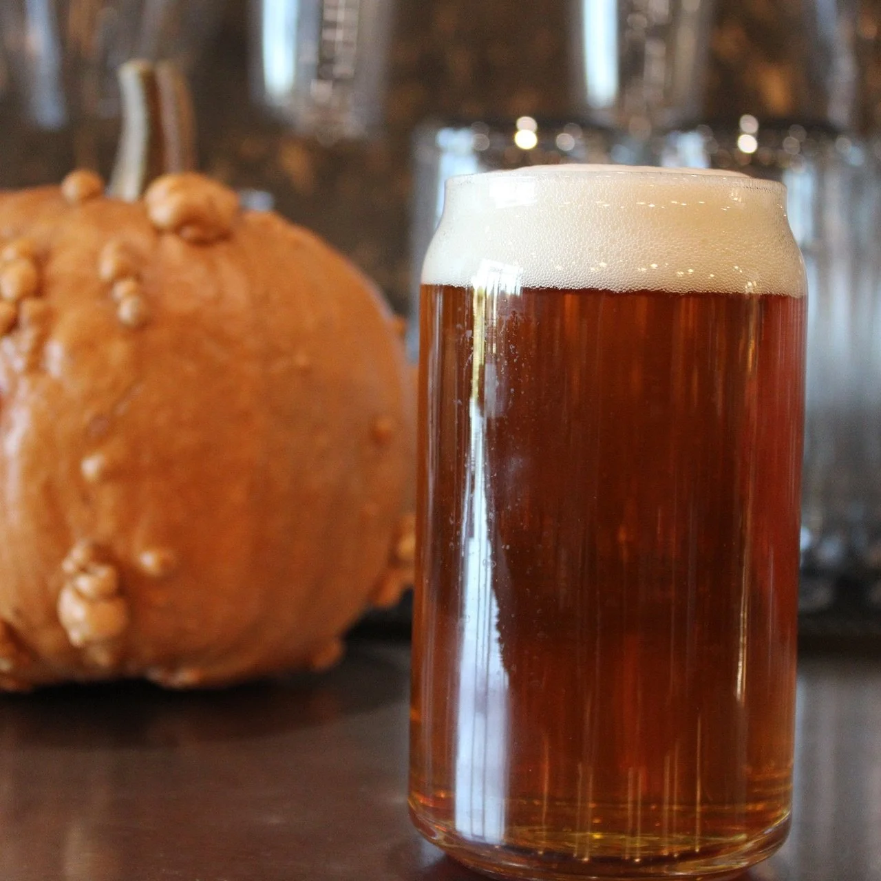 When everyone is decorating for Christmas, but we&rsquo;re still over here with Fall Vibes 🍂🍁🍺 #cheers #beerme