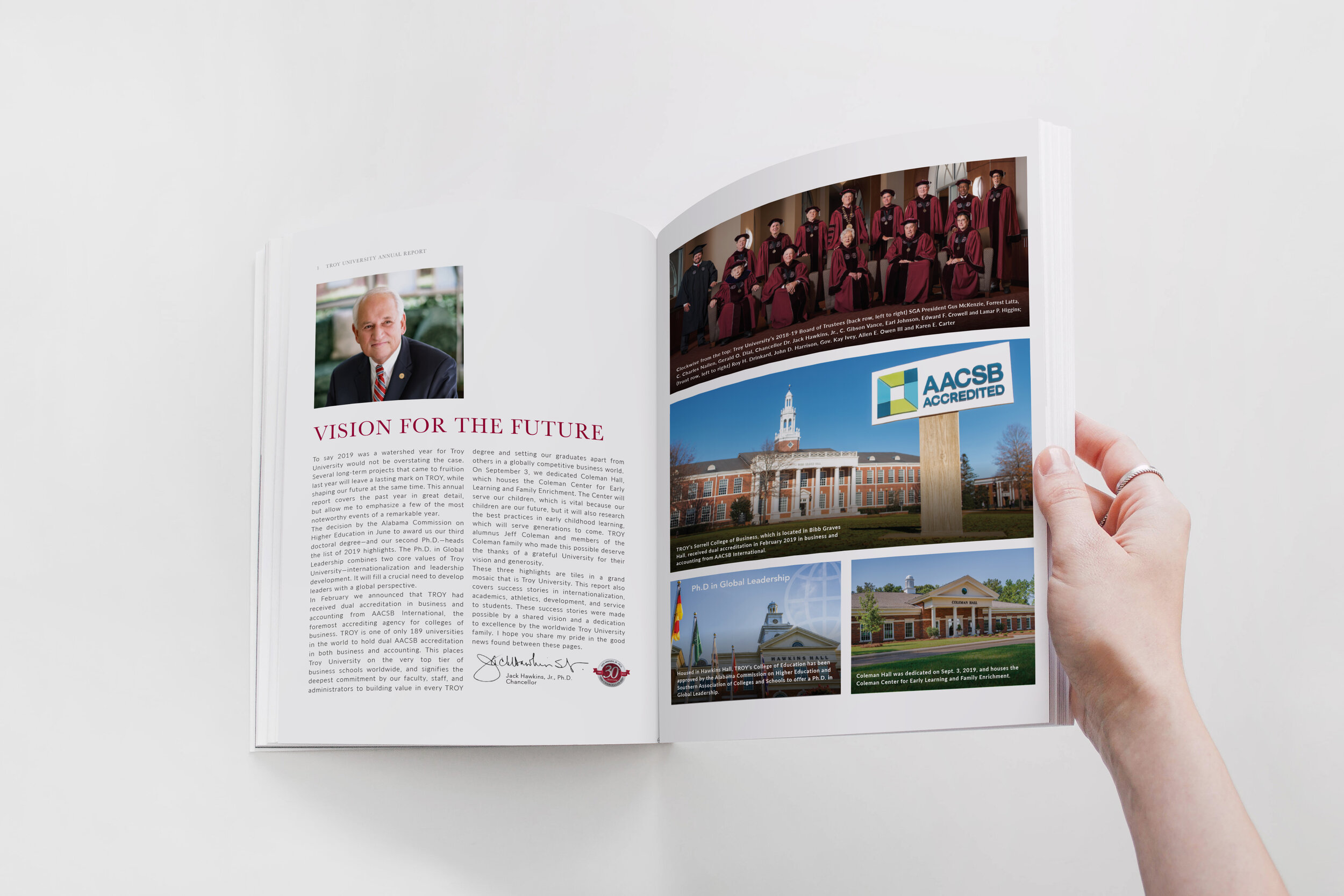 Troy University — Annual Report Redesign Ver. 2