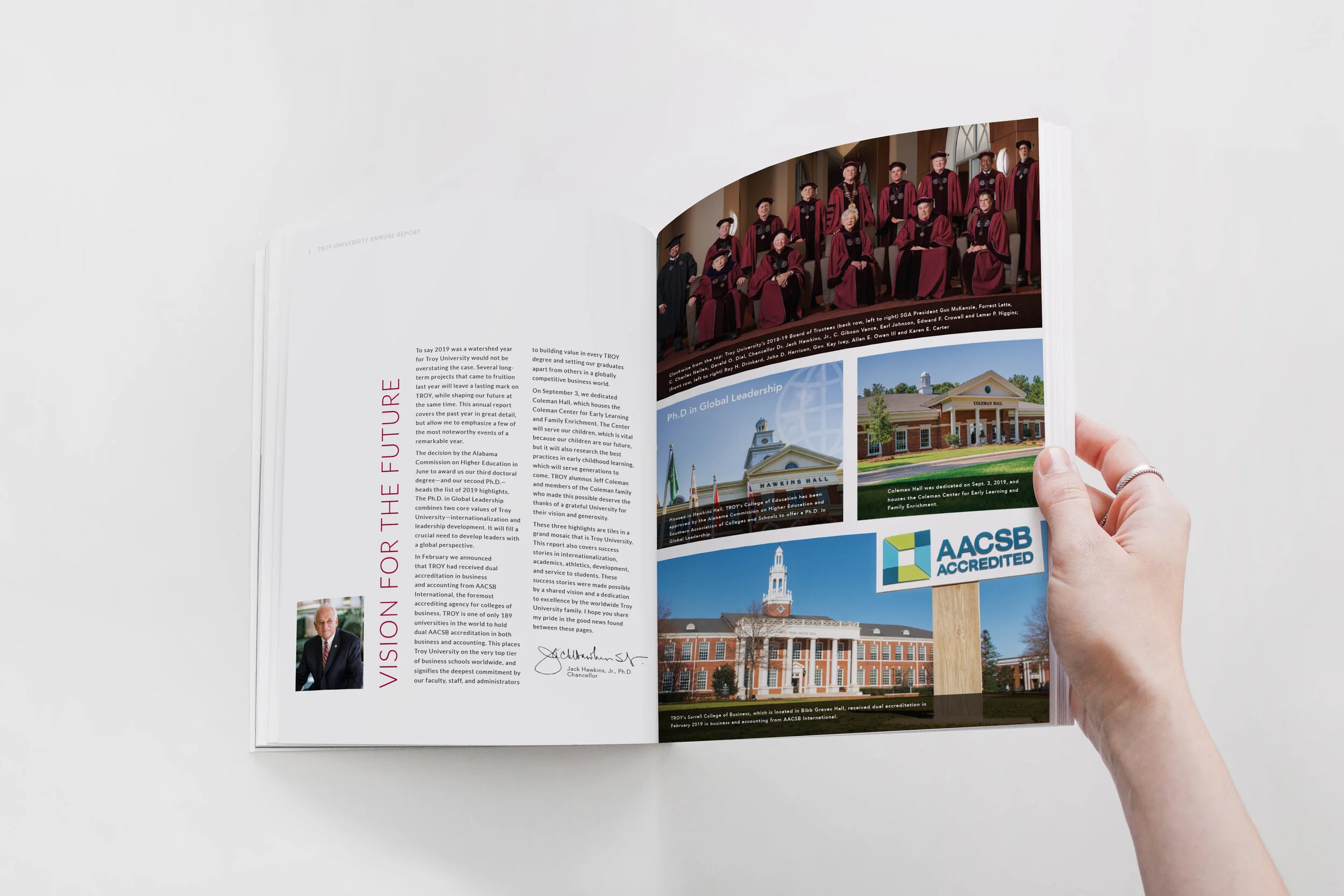 Troy University — Annual Report Redesign Ver. 1