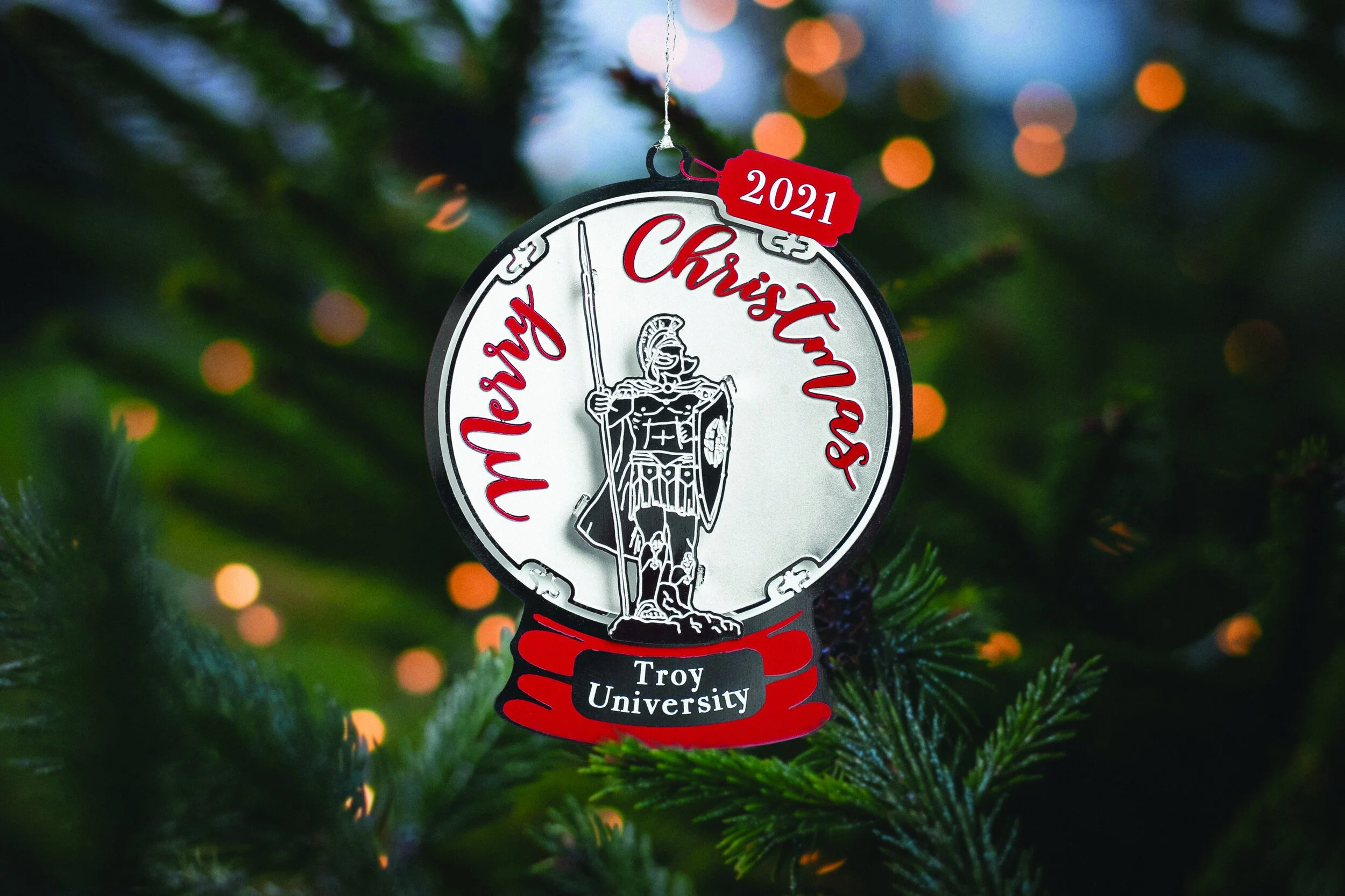 2021 Alumni Christmas Ornament — Final Product