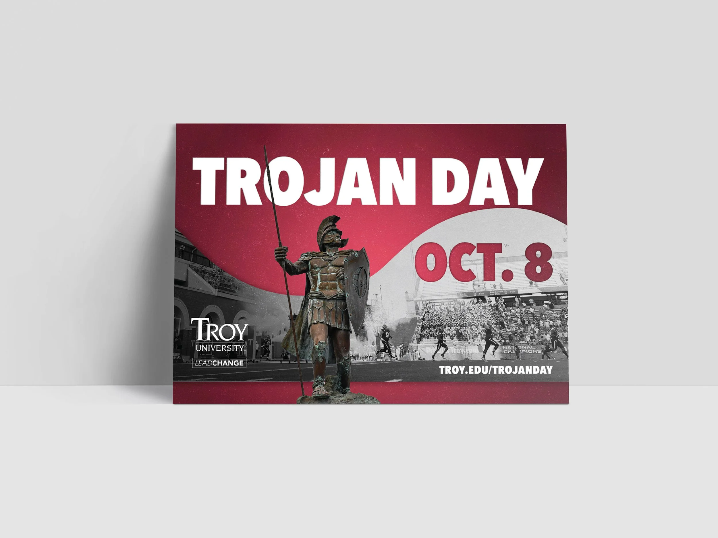 Fall 2022 Trojan Day Postcard 