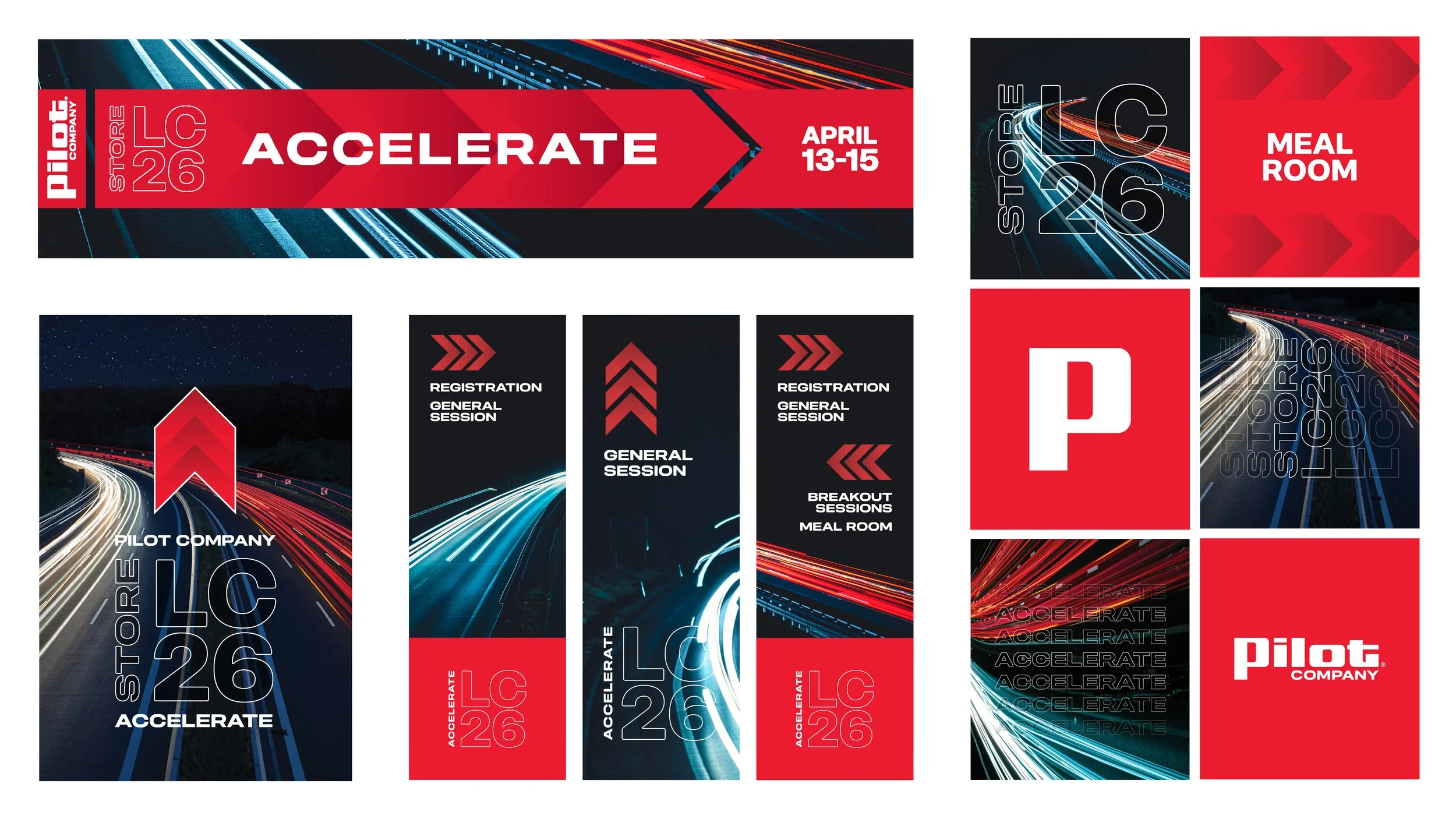  — Print and digital signage for event 